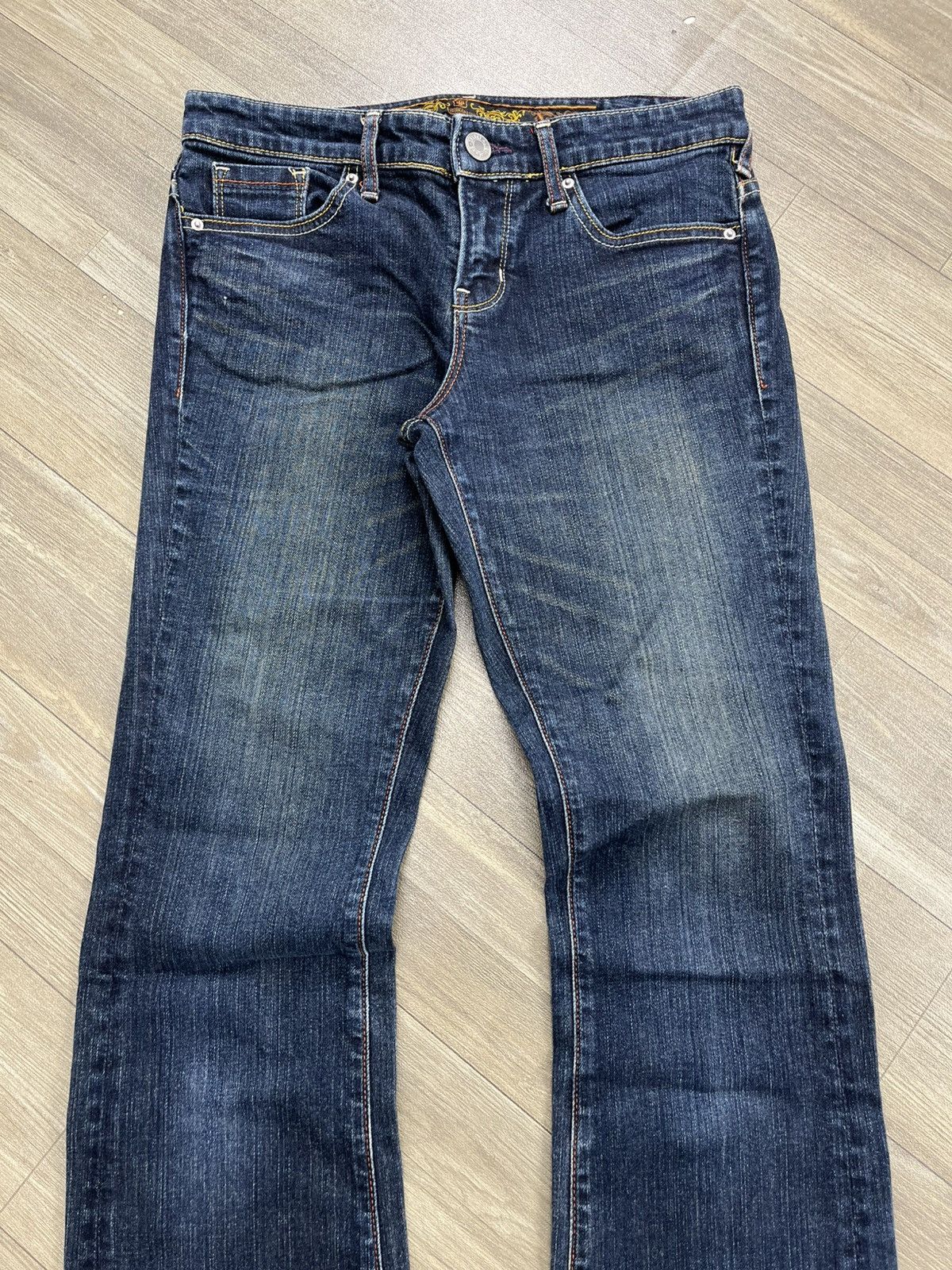 If Six Was Nine 2000s Georgia Love Flare Jeans High Street Japan Boot Cut Size US 27 - 2 Thumbnail