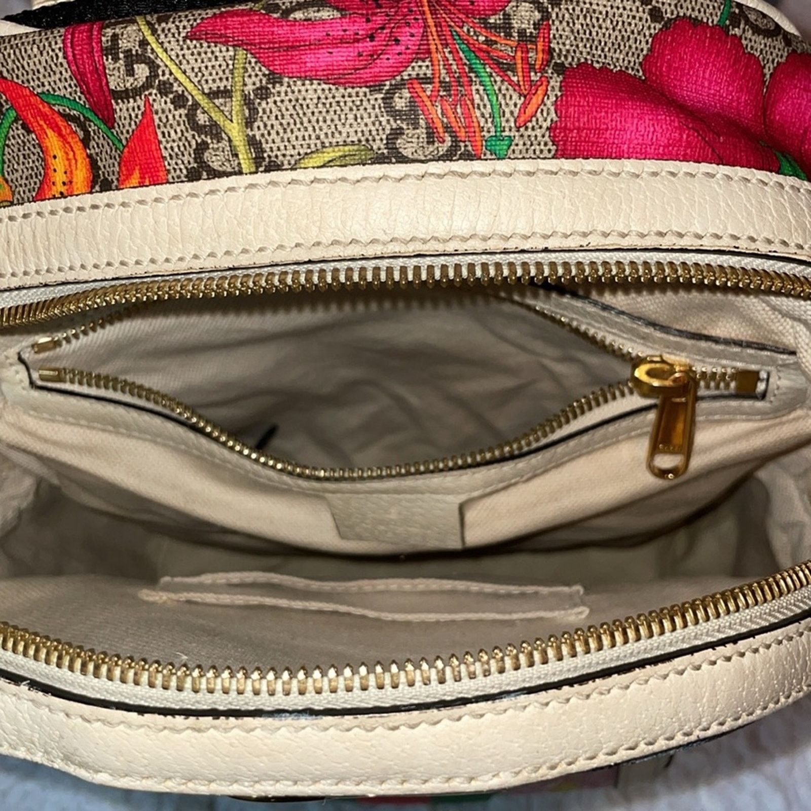Gucci Gucci Ophidia GG Supreme Floral Backpack 547965 Size ONE SIZE - 13 Thumbnail