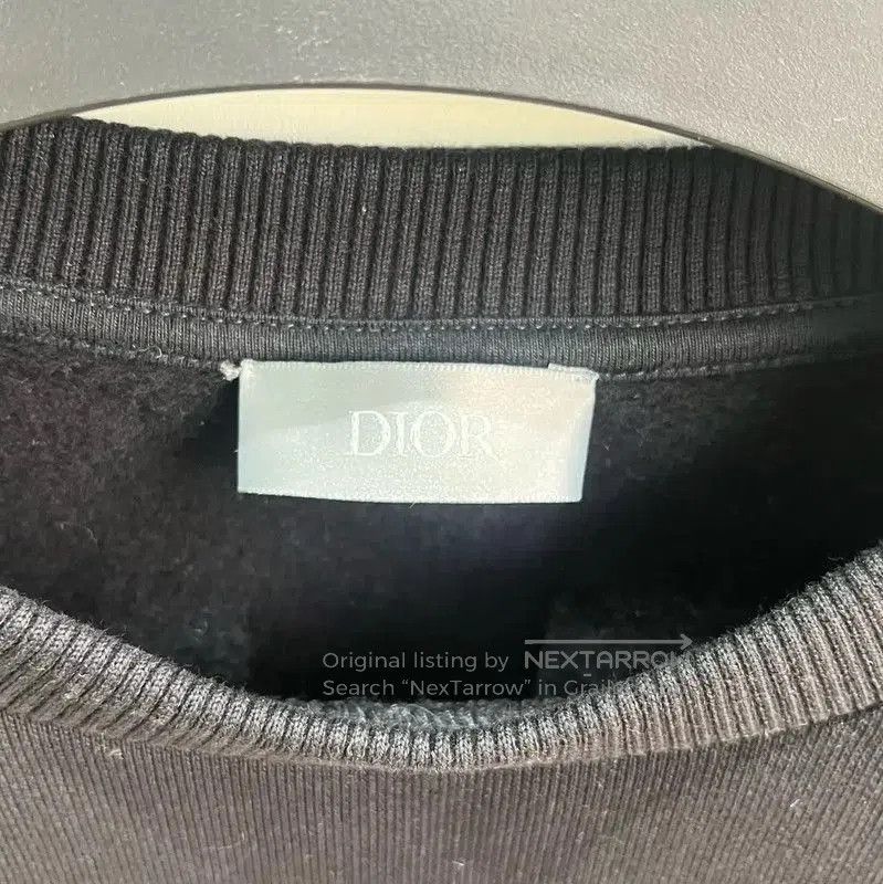 Dior Dior Black Cotton Embroidered Long Sleeve Sweatshirt . Size S / US 4 / IT 40 - 5 Thumbnail