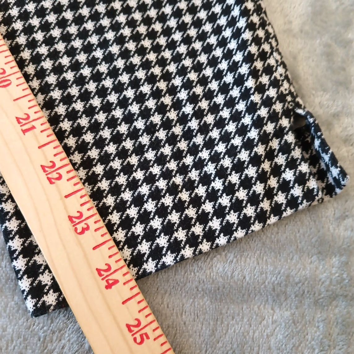 Old Navy Old Navy Pants Womens Size 14 Ankle Black Gray Houndstooth Side Zip 33x24 Straight Size 36" / US 14 / IT 50 - 4 Thumbnail