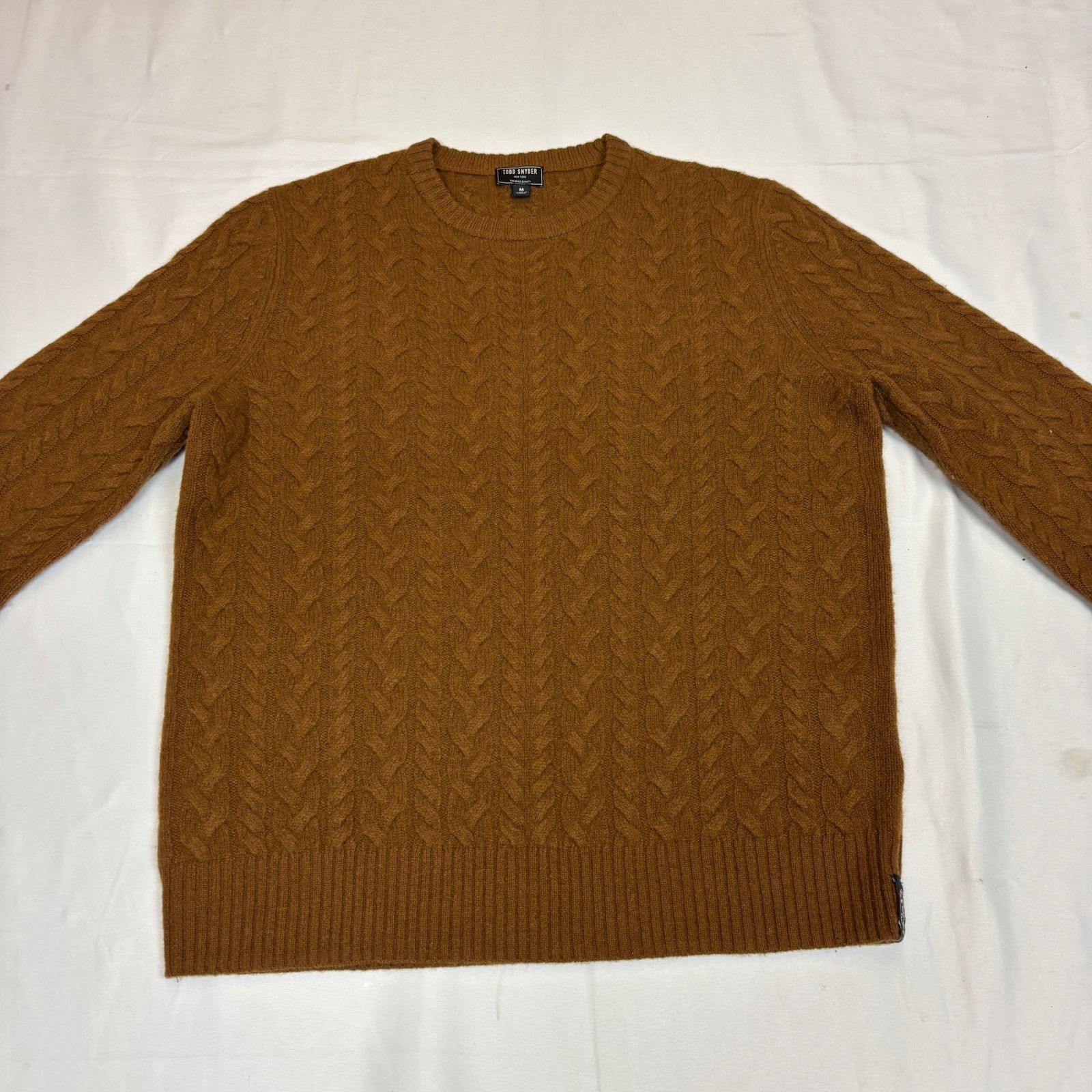 Todd Snyder Todd Snyder Lambswool Cable Knit Sweater Men's Medium Size US M / EU 48-50 / 2 - 2 Thumbnail