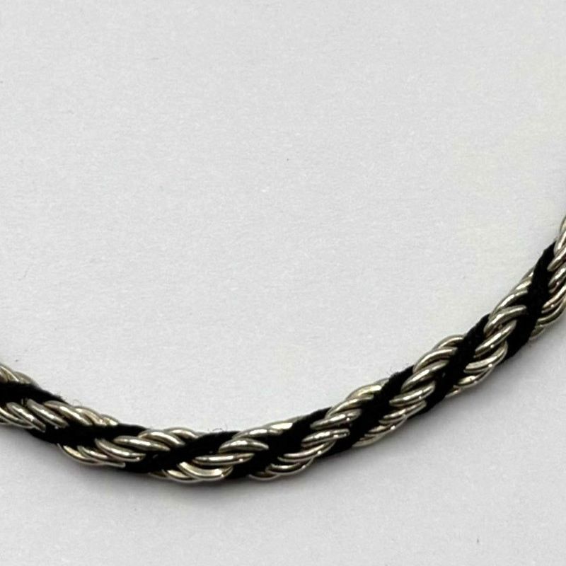 Other Silver & Black Twist Chain Necklace Size ONE SIZE - 2 Thumbnail