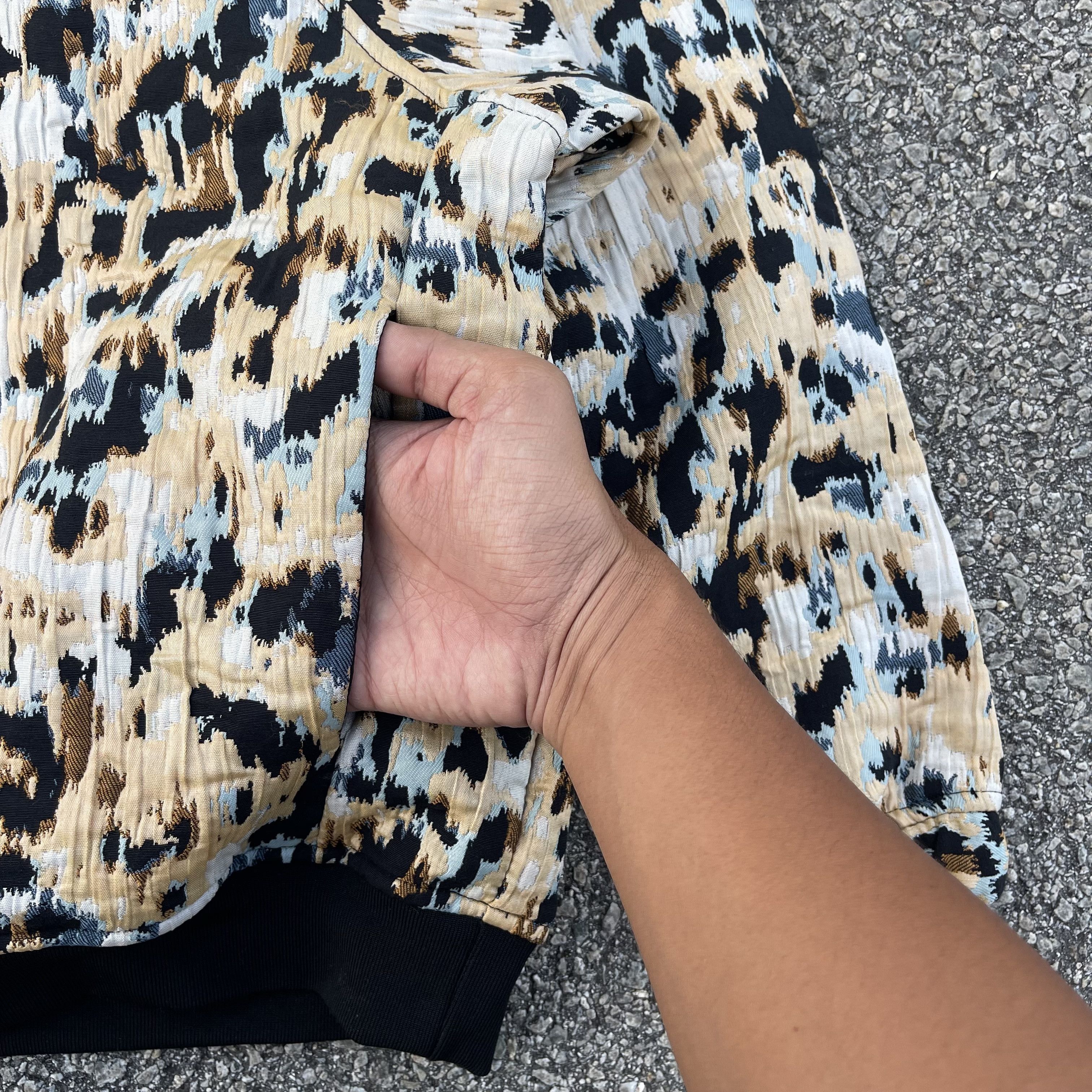 Rhude × Zara Rhuigi Baggy Leopard Pattern Pullover Jumper Size US M / EU 48-50 / 2 - 8 Thumbnail