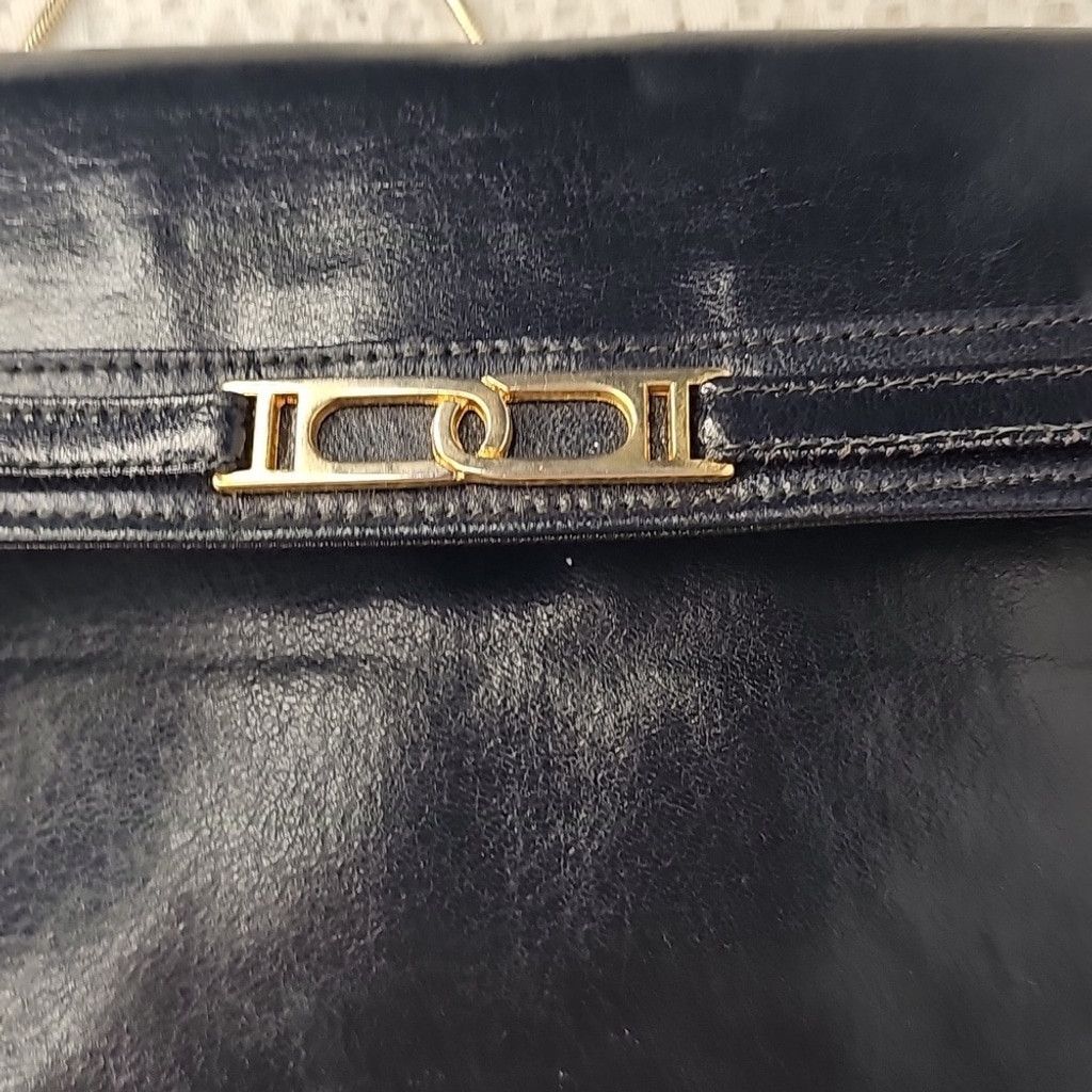 The Unbranded Brand MaryAnn Rosenfeld Black Gold chain Strap Shoulder Crossbody Size ONE SIZE - 6 Thumbnail