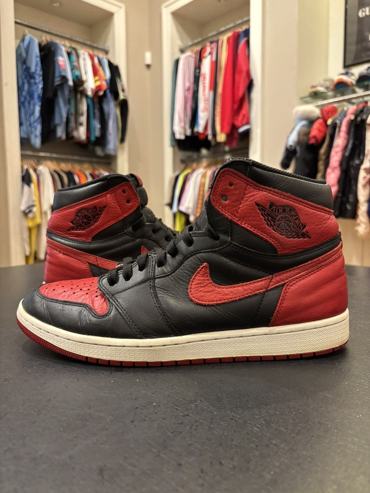 Jordan Brand Jordan 1 Retro ‘Bred’ Size US 11 / EU 44 - 2 Thumbnail