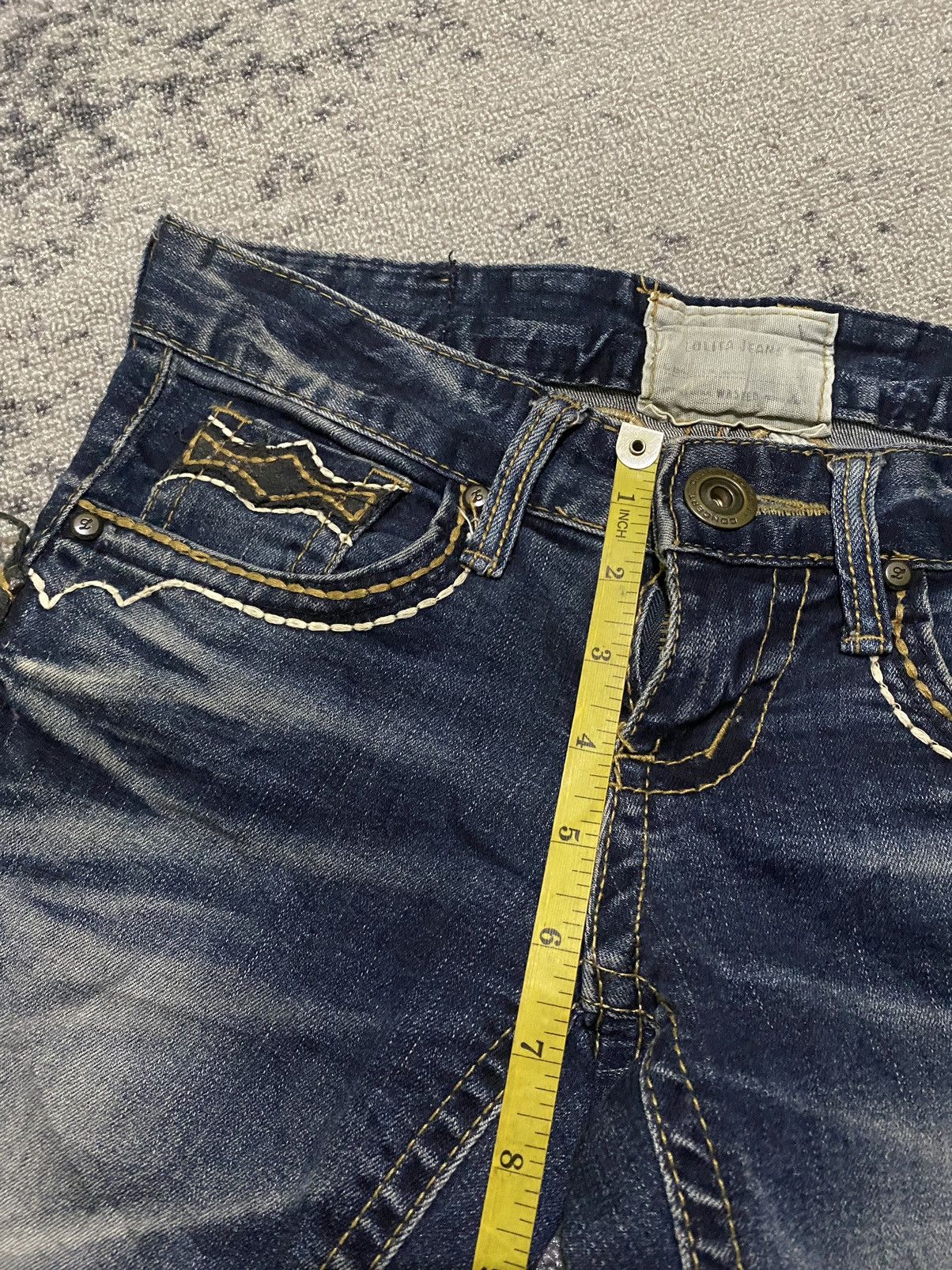 If Six Was Nine × Japanese Brand Y2k Lolita ifsixwasnine skinny jeans Size 29" - 12 Thumbnail