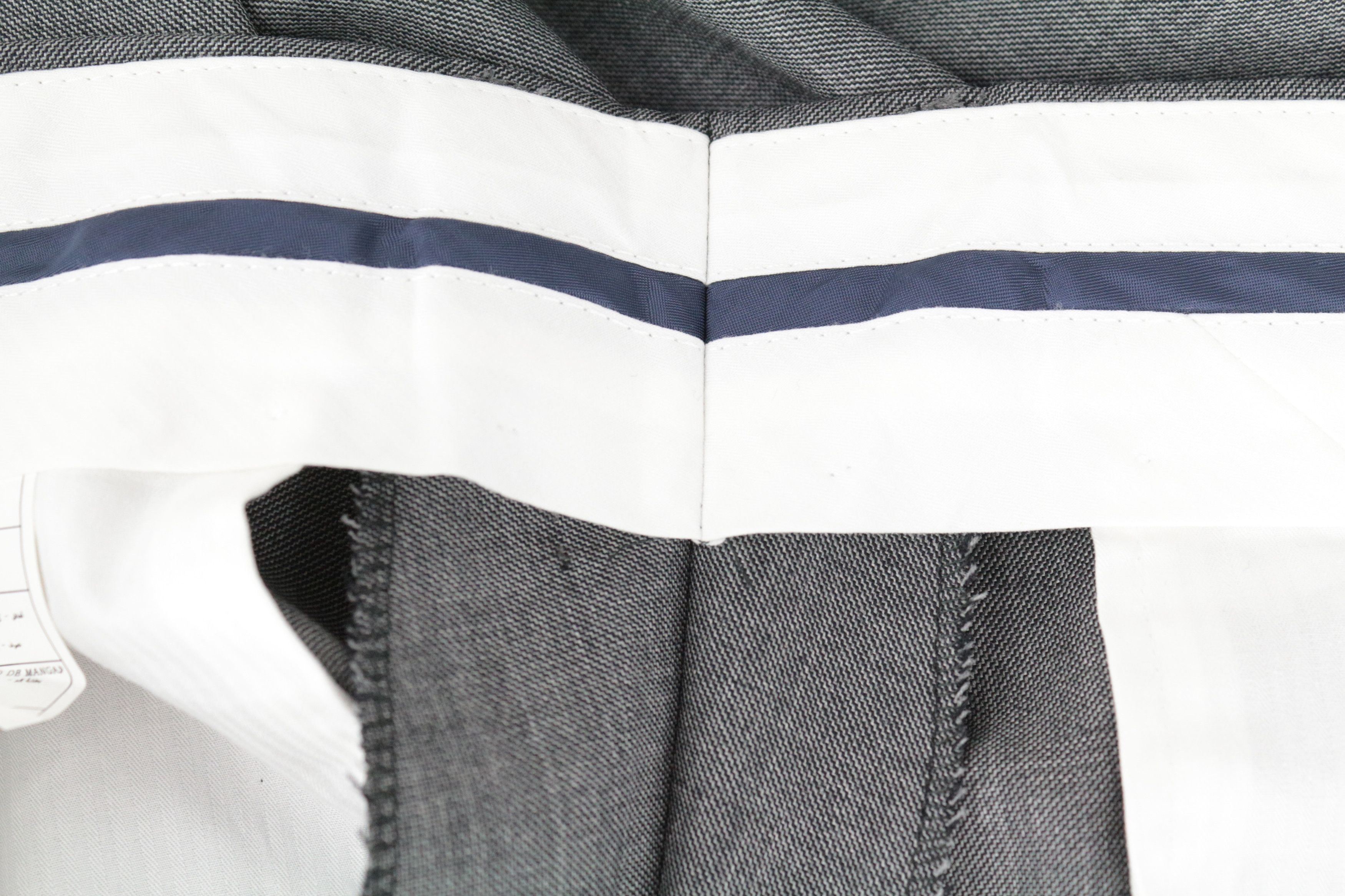 Suitsupply BRESCIA UK44R Grey Melange Wool Trousers 66654 Size US 44 / EU 60 - 8 Thumbnail