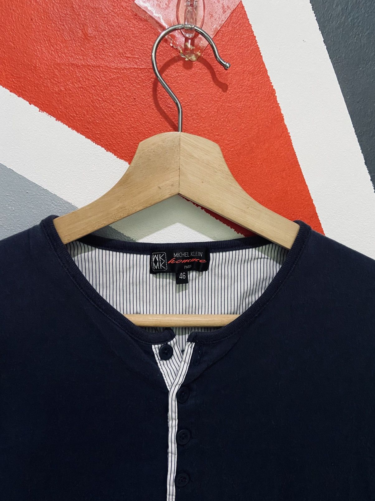 Michel Klein Michel Klein Half Button Tee Size US XS / EU 42 / 0 - 4 Thumbnail