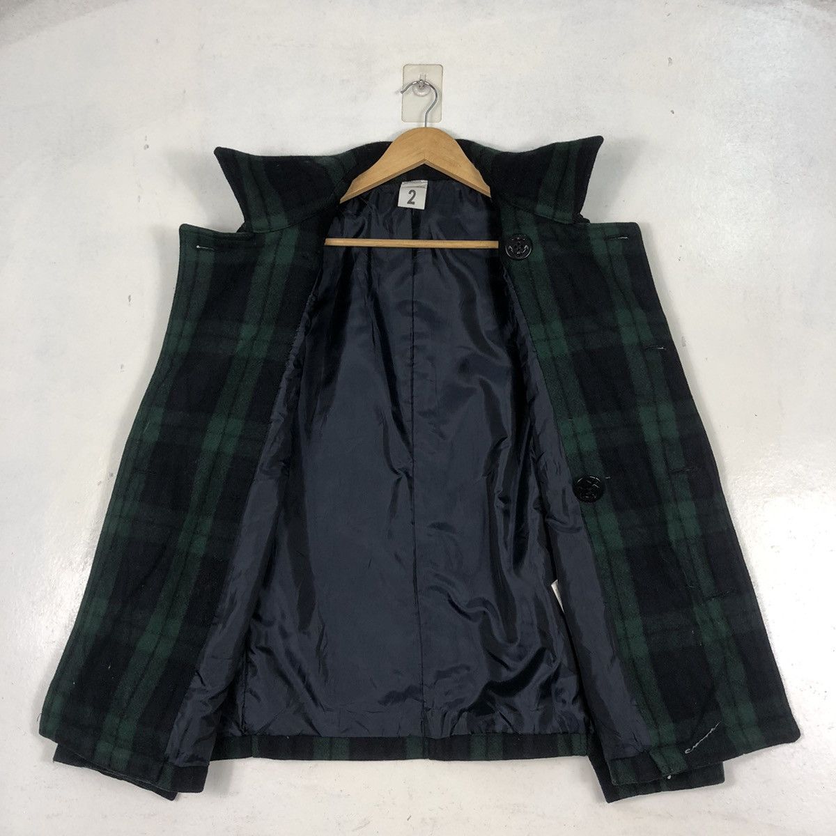 Japanese Brand TARTAN DUFFLE COAT Size M / US 6-8 / IT 42-44 - 11 Thumbnail
