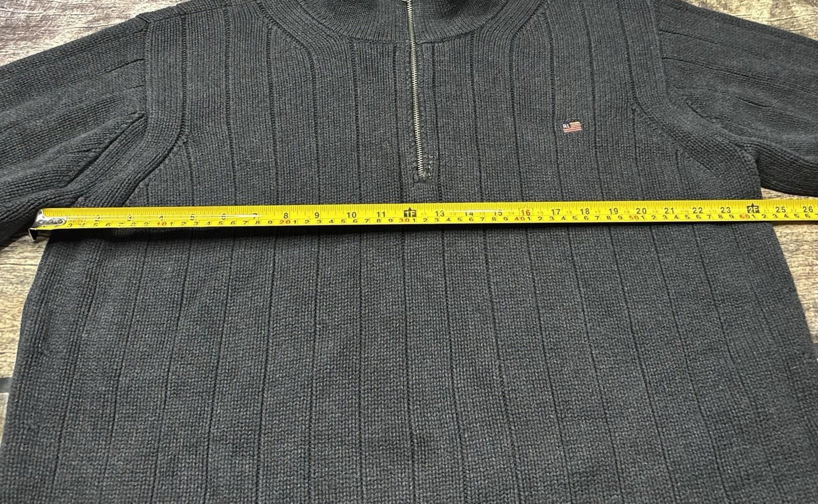 Polo Ralph Lauren Ralph Lauren Polo Jeans Co Sweater Mens 2XL 1/4 Zip Thick Size US XXL / EU 58 / 5 - 10 Thumbnail