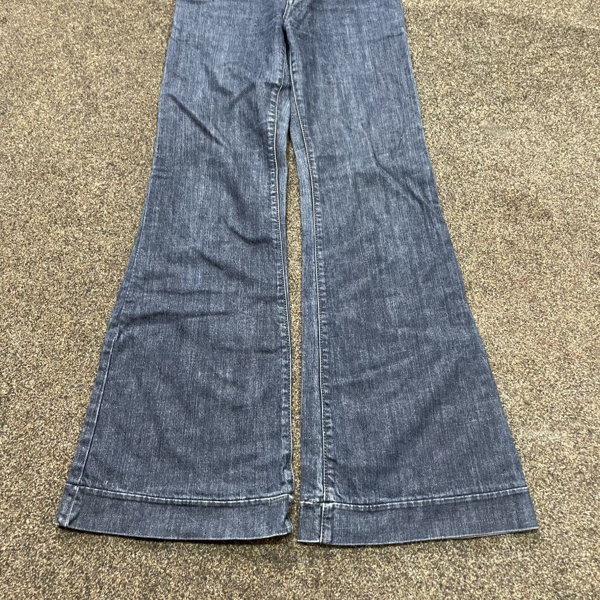 Vintage Vintage Y2K Baggy Flared Jeans 90s Skater Grunge Graphic Size 32" / US 10 / IT 46 - 5 Thumbnail