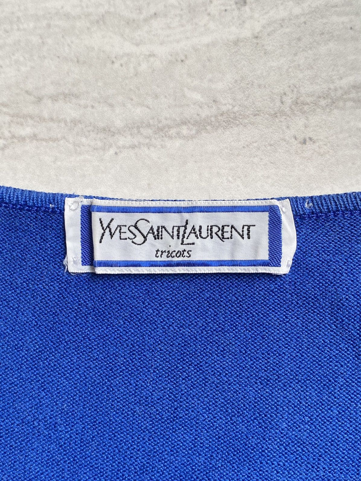 Yves Saint Laurent YSL Yves Saint Laurent tricots Tipped Knit T-shirt Size US XS / EU 42 / 0 - 6 Thumbnail