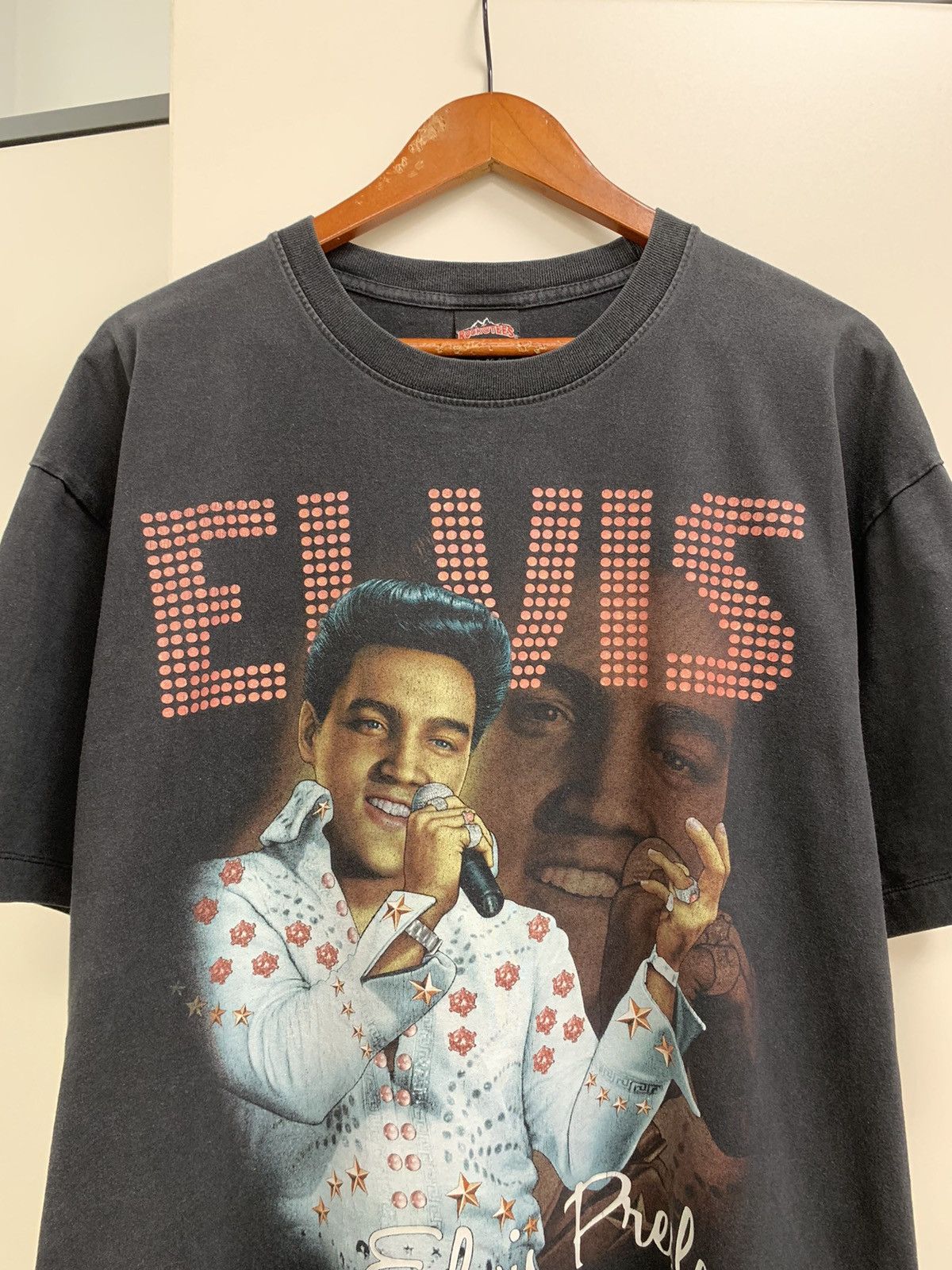 Band Tees Vintage Elvis Presley T-Shirt Size US XL / EU 56 / 4 - 3 Thumbnail