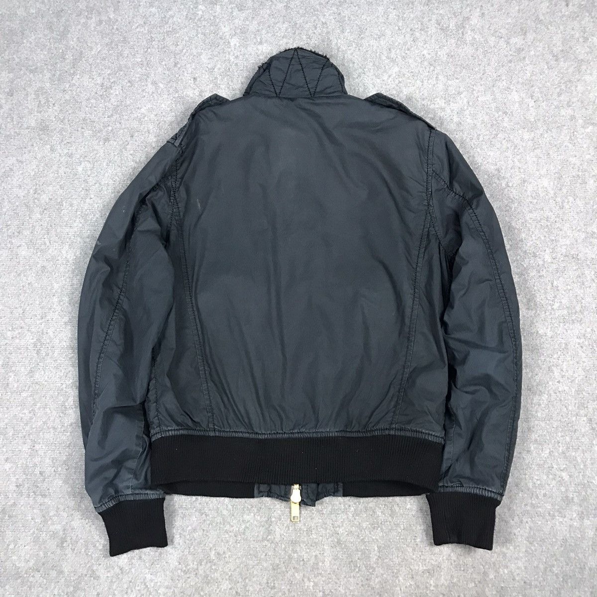 Japanese Brand BAGARCH JAPAN STYLE NAVY BOMBER JACKET Size US M / EU 48-50 / 2 - 6 Thumbnail