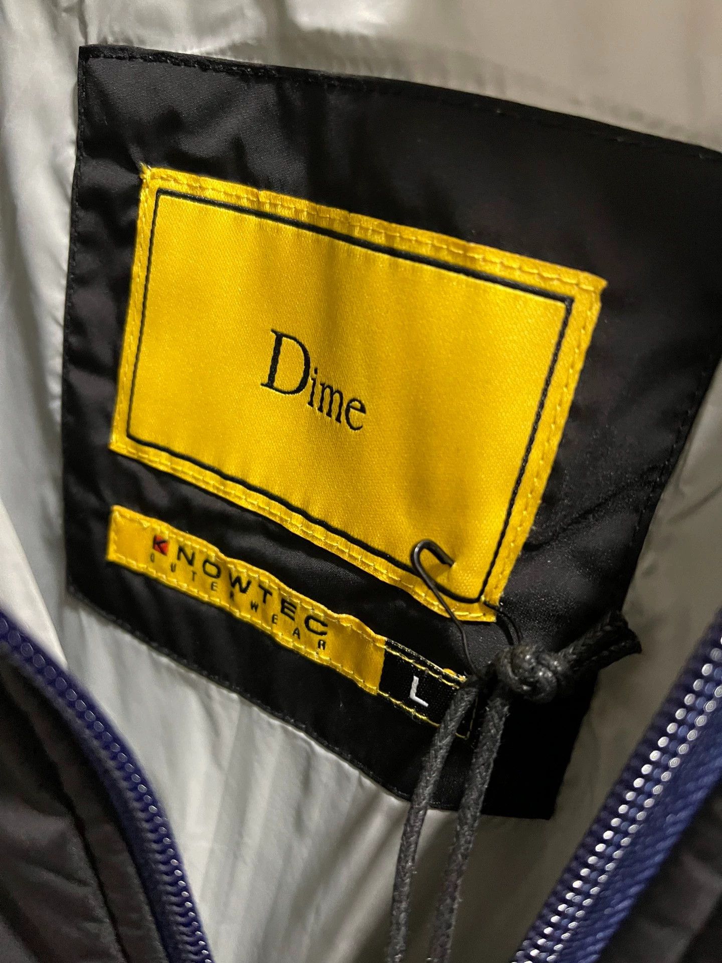 Dime Dime Trail Half Zip Jacket Black L Cotton-Lined Stand Collar Size US L / EU 52-54 / 3 - 5 Thumbnail