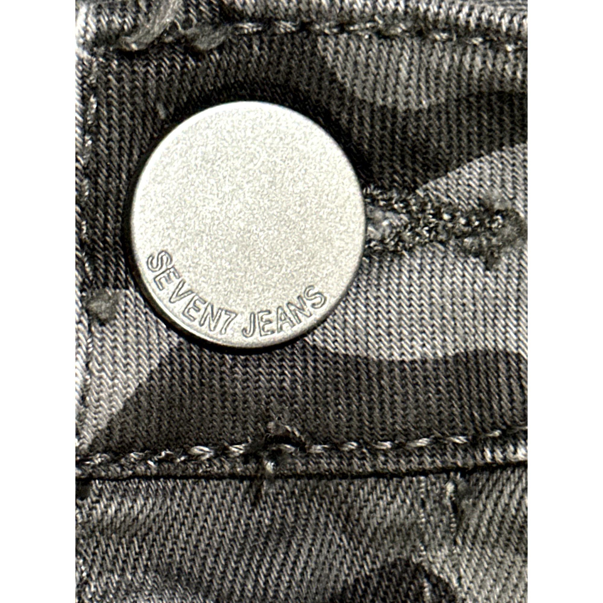 Seven 7 Seven7 Utility Camouflage Denim Mid Rise Slim Straight Jeans Size 30" / US 8 / IT 44 - 8 Thumbnail