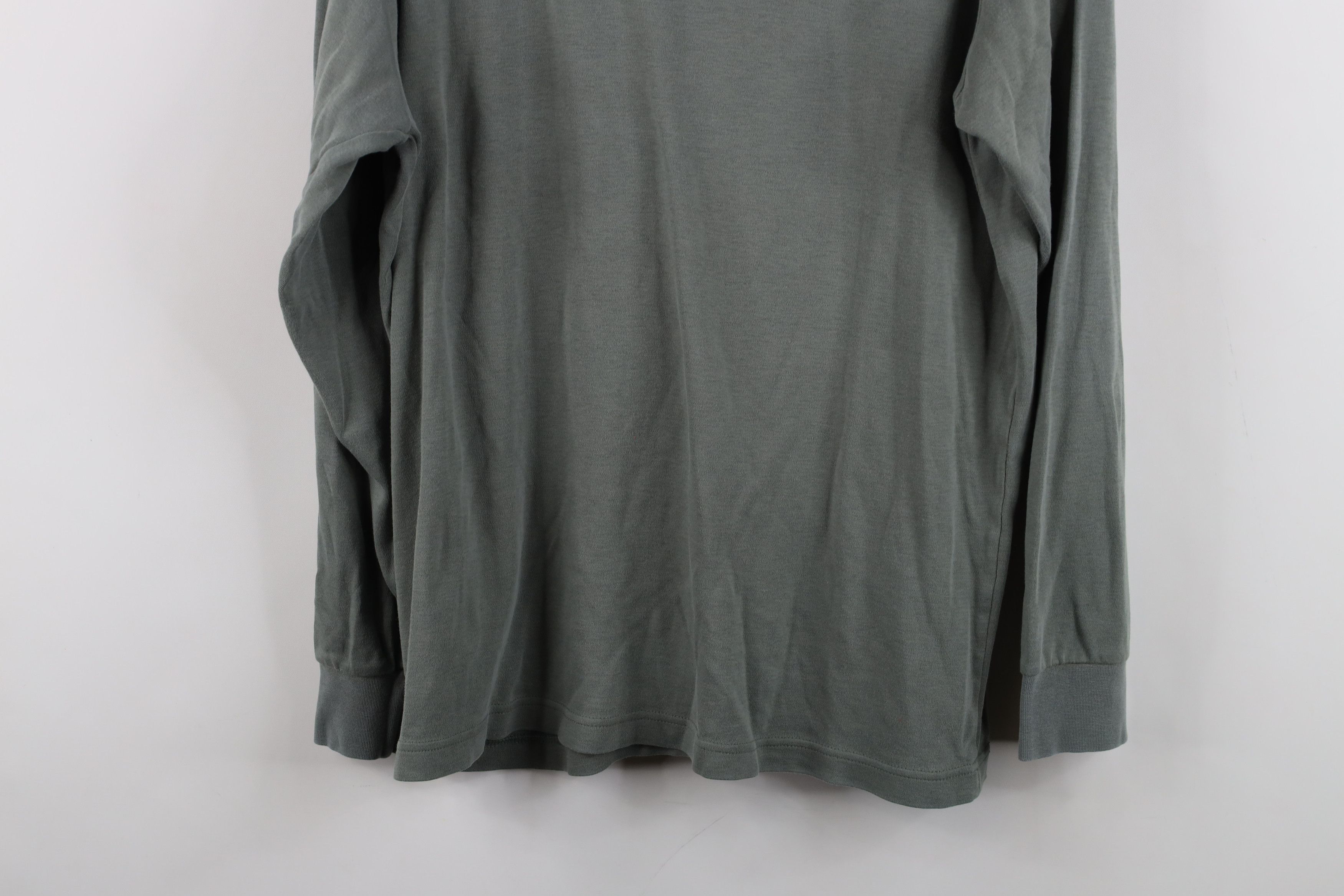 Woolrich Woolen Mills Vintage 90s Woolrich Long Sleeve Turtleneck T-Shirt Green Size US M / EU 48-50 / 2 - 14 Thumbnail