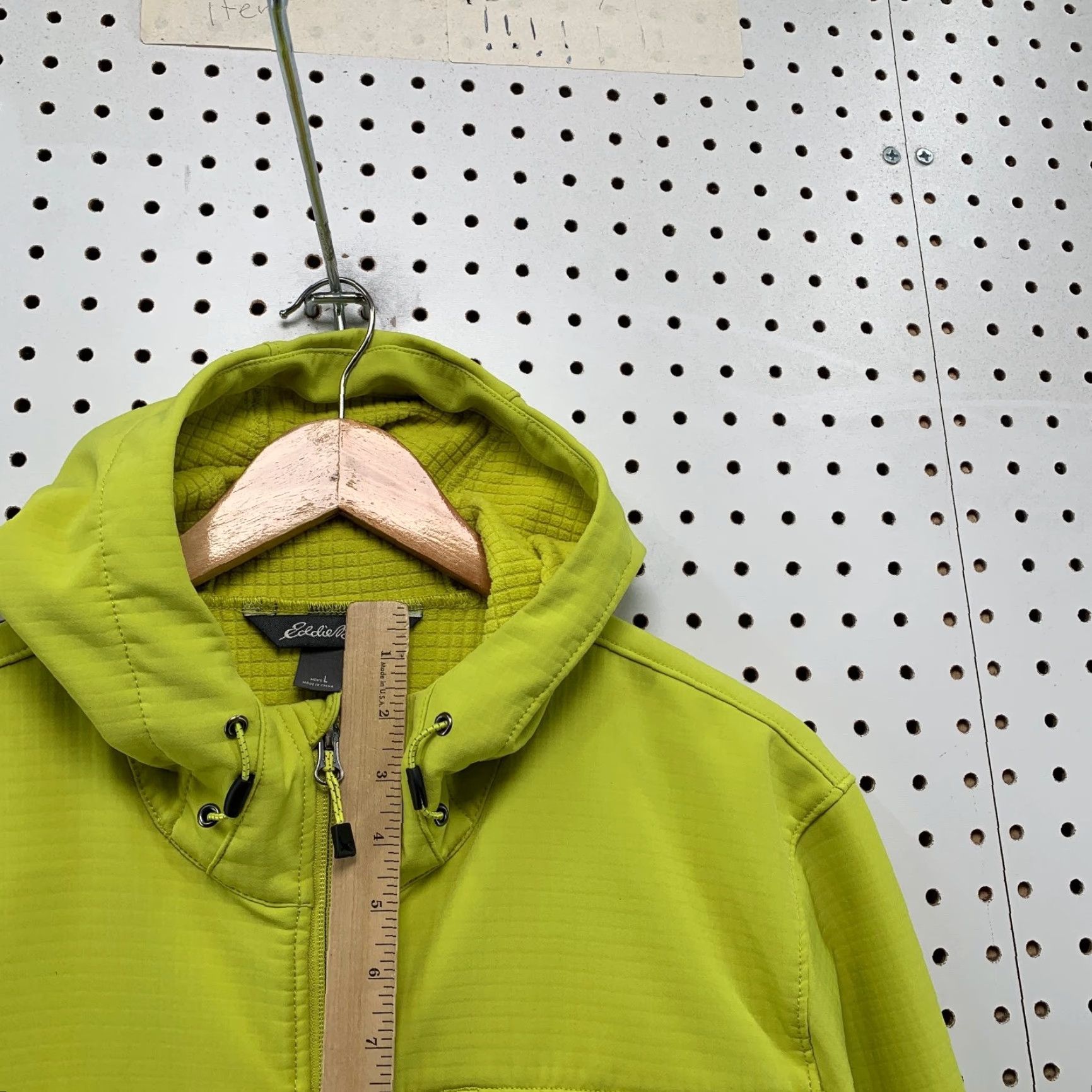Eddie Bauer Eddie Bauer Thermal Jacket Mens Large Stratify Green Hooded Citron Mid Layer Size US L / EU 52-54 / 3 - 7 Thumbnail