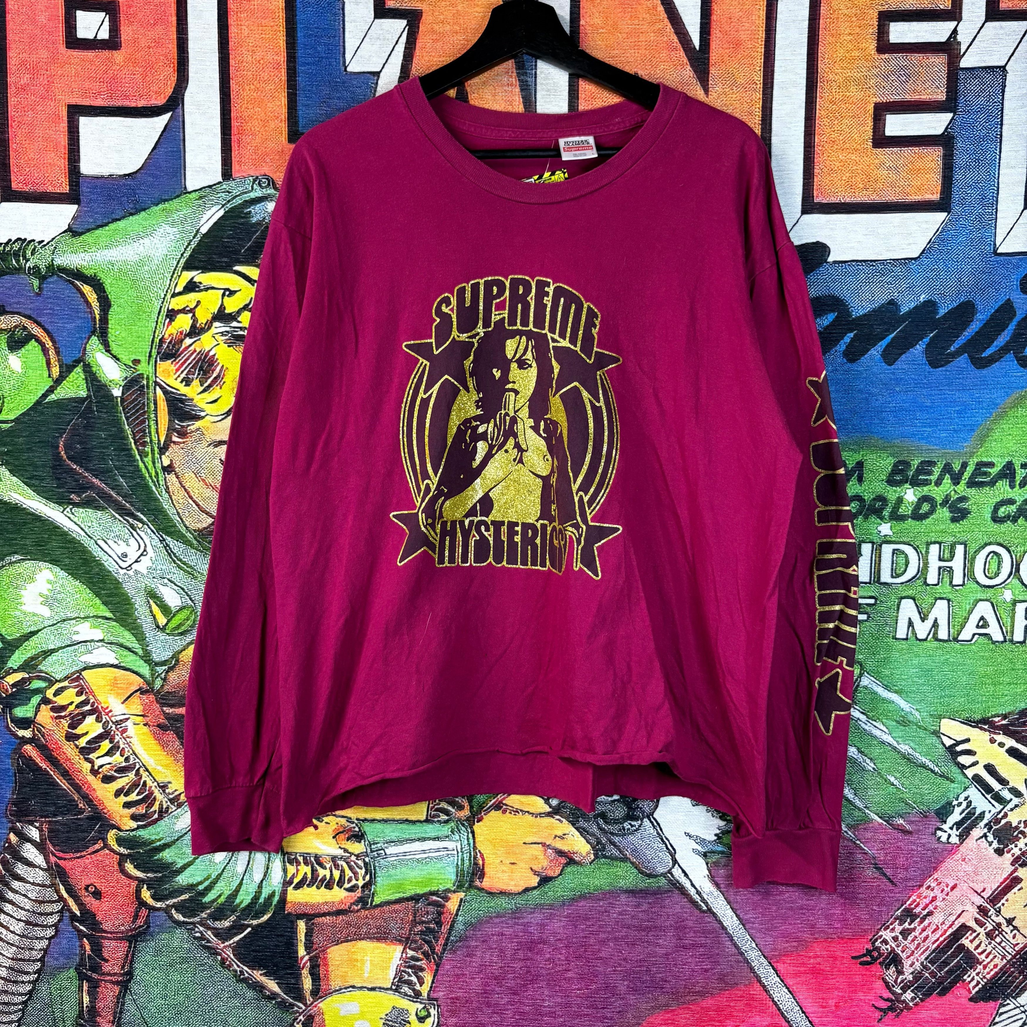 Hysteric Glamour × Supreme Supreme x Hysteric Glamour L/S Tee Size