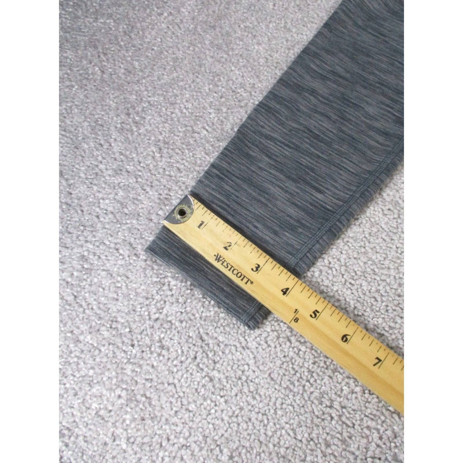 Outdoor Voices VINTAGE Outdoor Voices Leggings Womens Small Gray Athletic Ankle Workout Yoga Gym Running 90s Womens Size 28" / US 6 / IT 42 - 4 Thumbnail