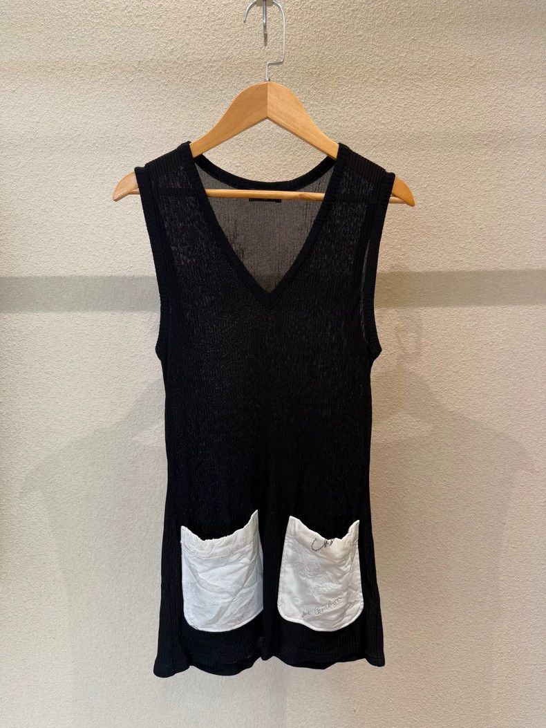 Chanel Chanel Camellia embroidered pocket knitted dress Size XXS / US 00 / IT 34 - 1 Thumbnail