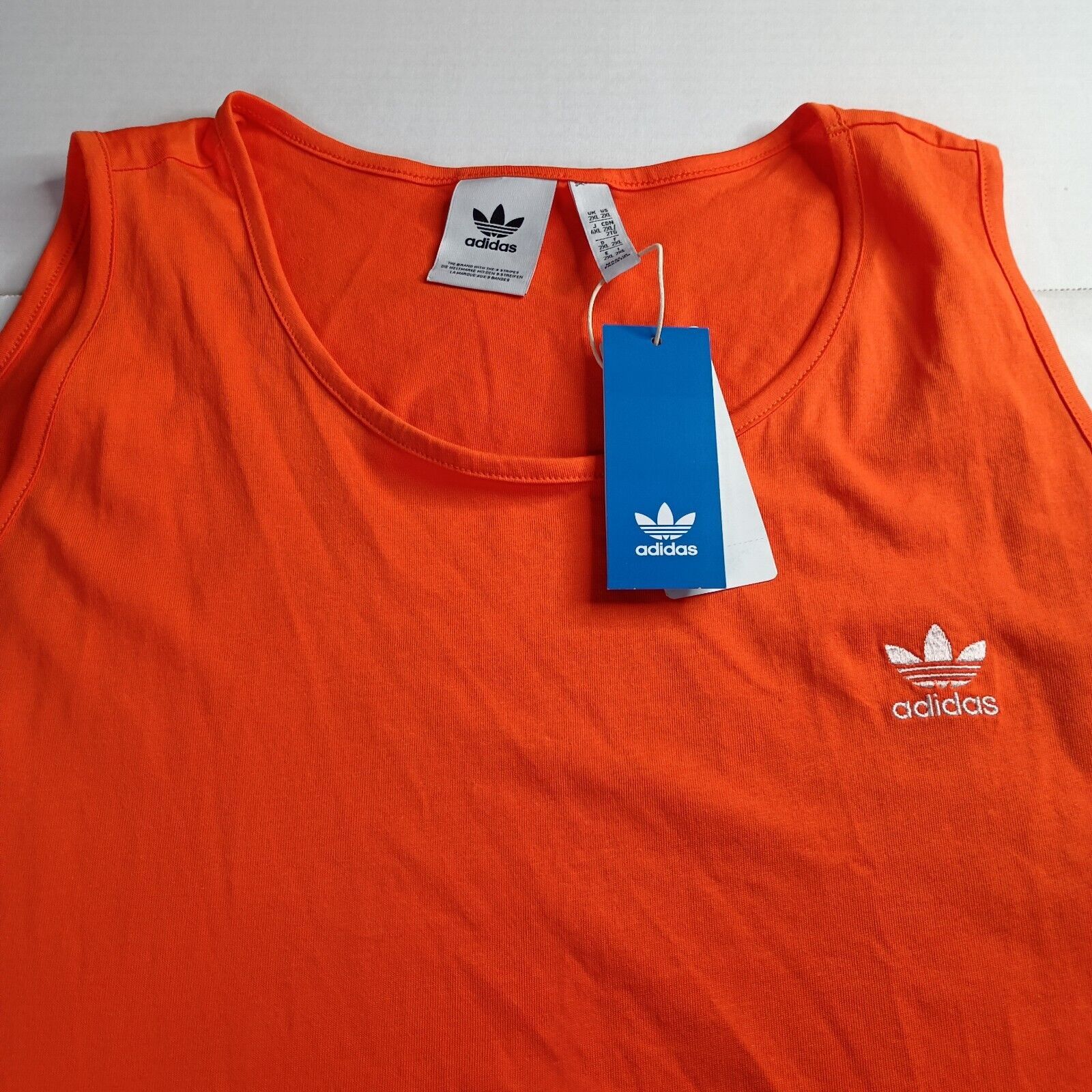 Adidas Adidas Originals Essentials Tank Top Men’s 2XL XXL Orange Size US XXL / EU 58 / 5 - 2 Thumbnail
