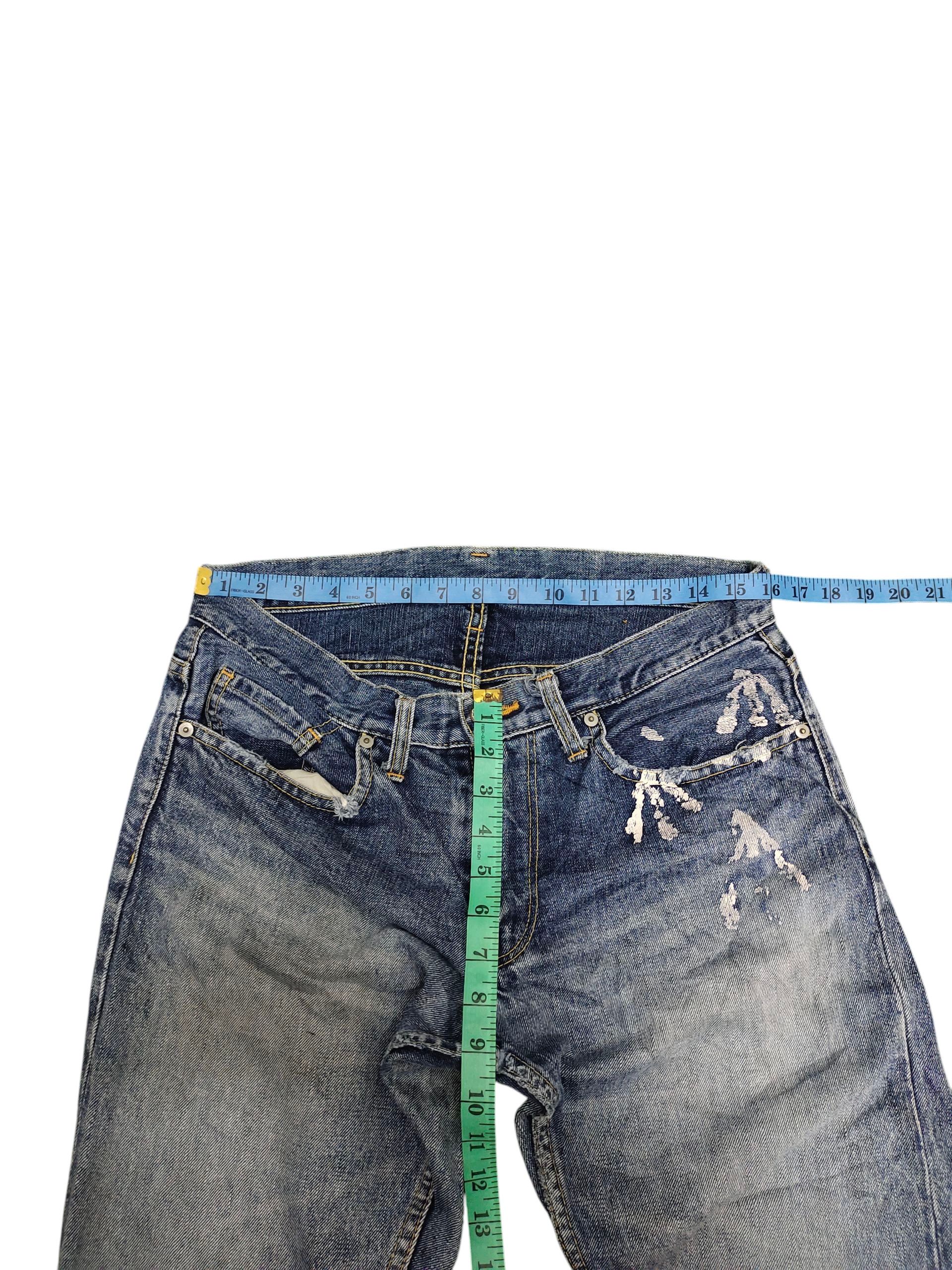 Hysteric Glamour Flare Jeans CEI Selvedge Clawmark Distress Faded Bootcut Y2k Size US 33 - 15 Thumbnail