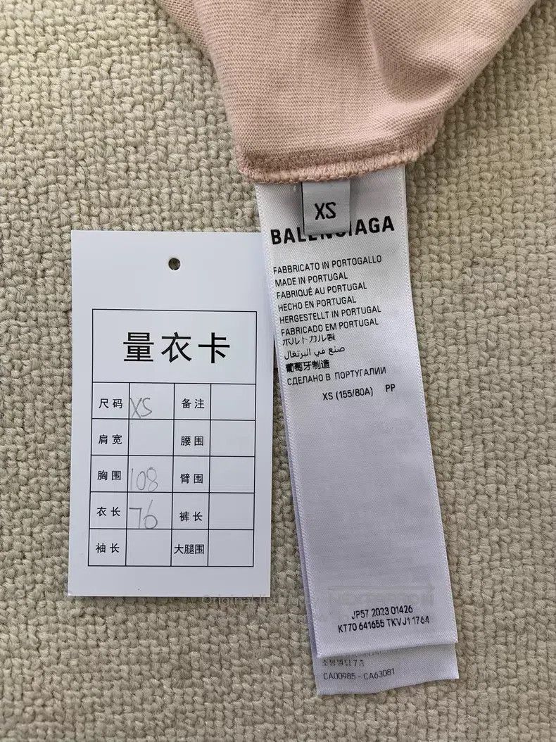 Balenciaga Balenciaga Letter Print Round Neck Short Sleeve T-Shirt Size XS / US 0-2 / IT 36-38 - 5 Thumbnail