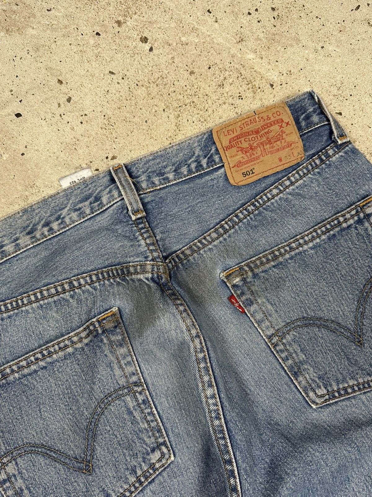 Levi's × Vintage Vintage Y2K Levi’s 501 Blue Denim Pants Jeans Size US 32 / EU 48 - 17 Thumbnail
