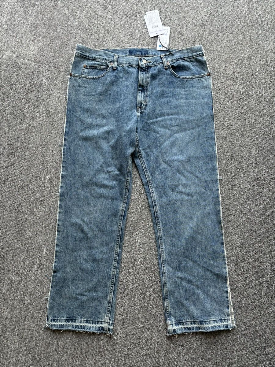 Prototypes PROTOTYPES fringe denim wide leg jeans Size US 30 / EU 46 - 3 Thumbnail