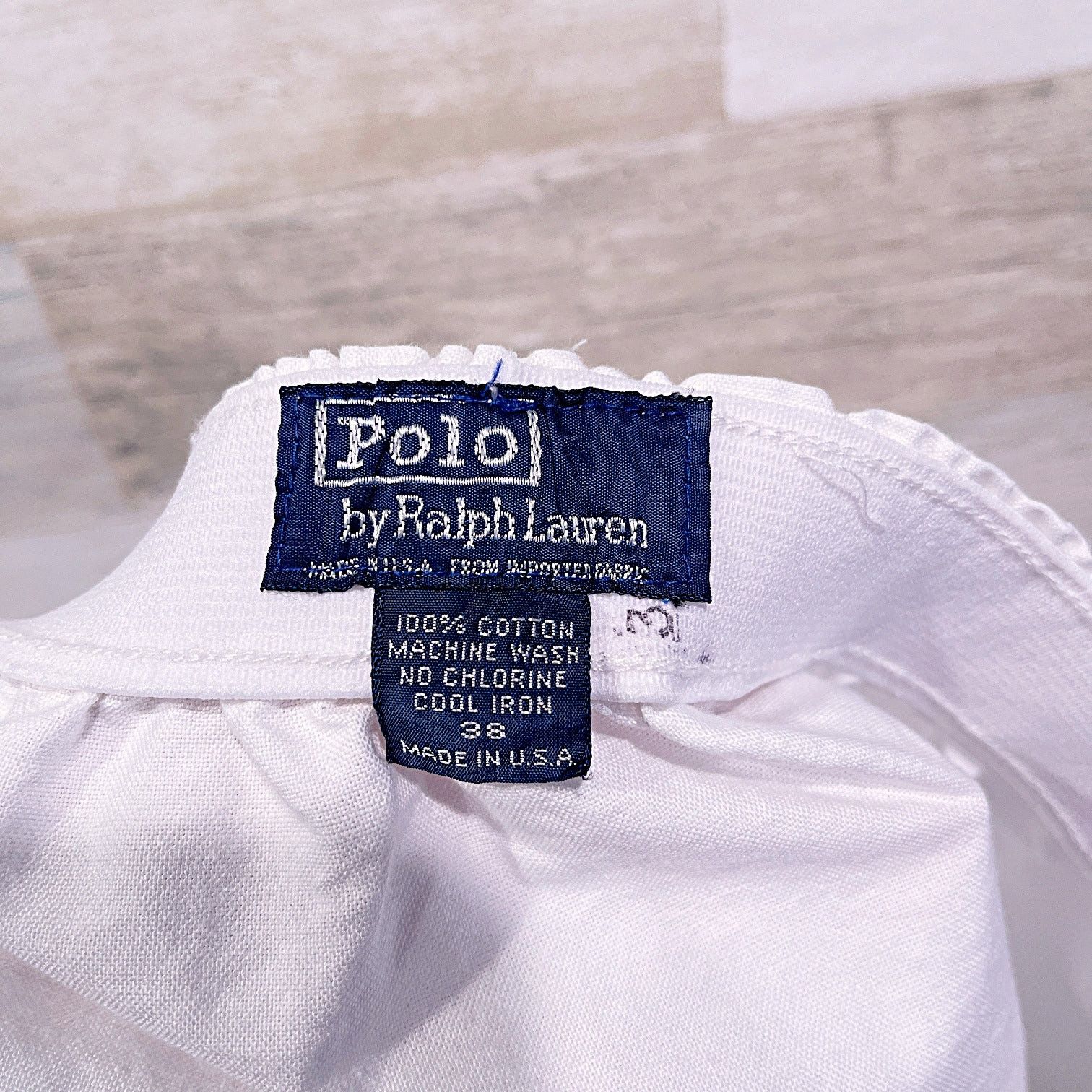 Polo Ralph Lauren POLO Ralph Lauren Vintage 90s Pajama Shorts White Sleep 38 Size US 38 / EU 54 - 4 Thumbnail