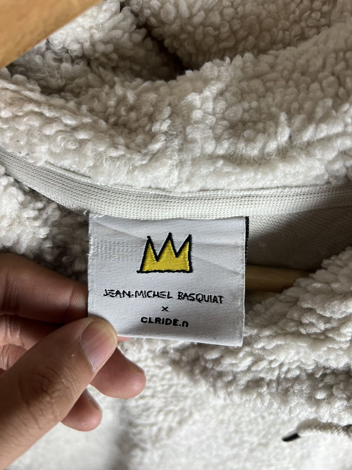 Designer × Jean-Michel Basquiat × Vintage Jean Michel Basqiuat Fleece Hooded Size US M / EU 48-50 / 2 - 8 Thumbnail