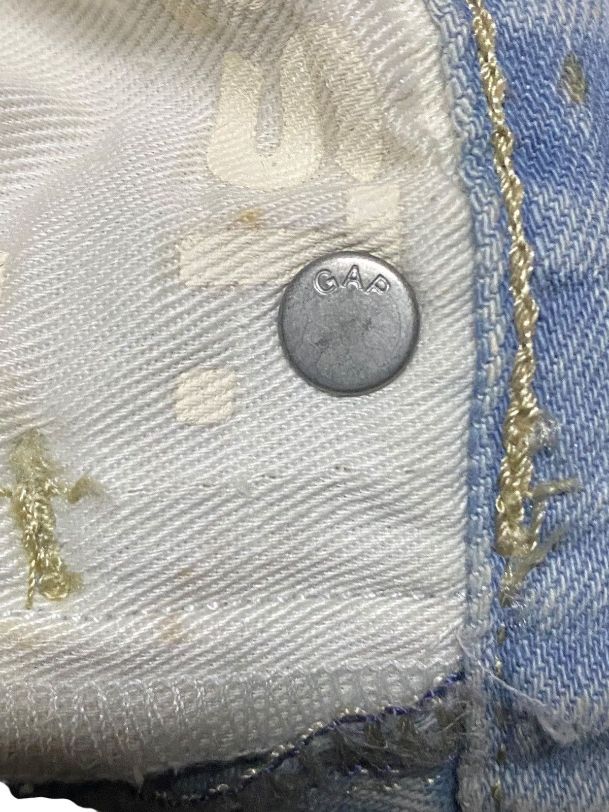 Gap Vintage Gap Denim 1969 Rusty Distressed Slim Soft Jeans Size US 32 / EU 48 - 21 Thumbnail