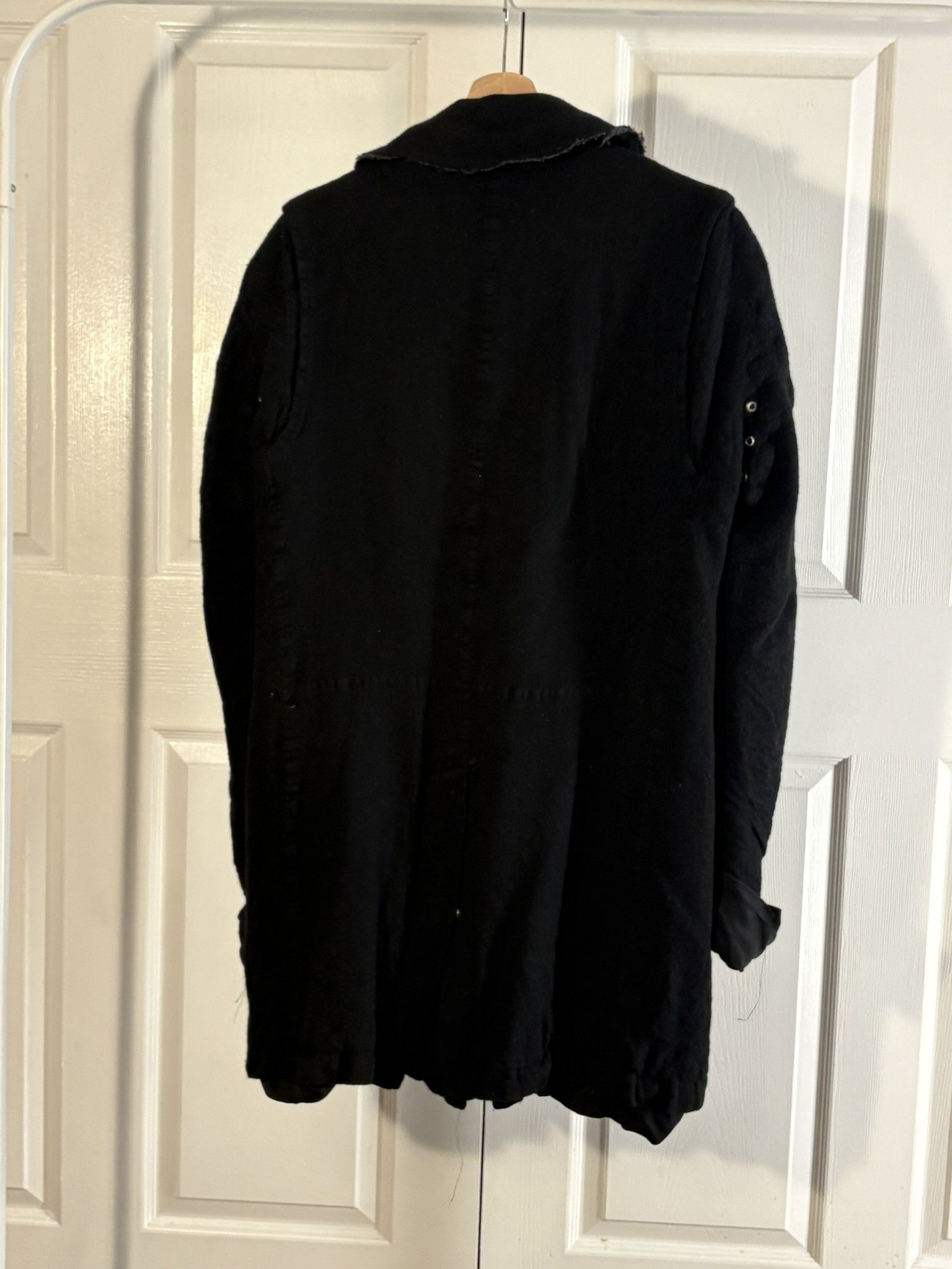 Junya Watanabe Long Boiled Wool Rider Jacket Size US M / EU 48-50 / 2 - 2 Thumbnail