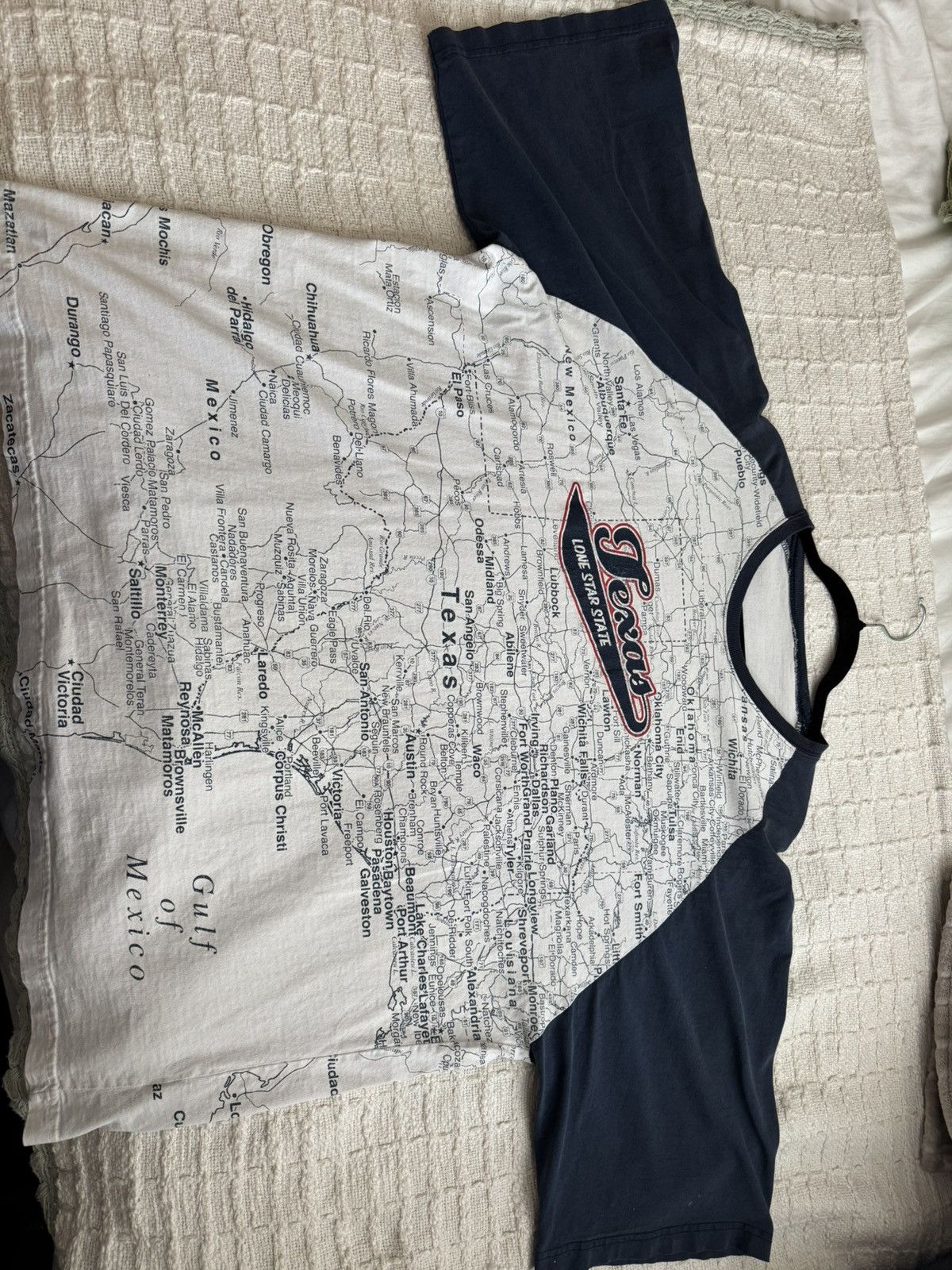 Vintage Map of Texas Tee Shirt Size US L / EU 52-54 / 3 - 2 Thumbnail