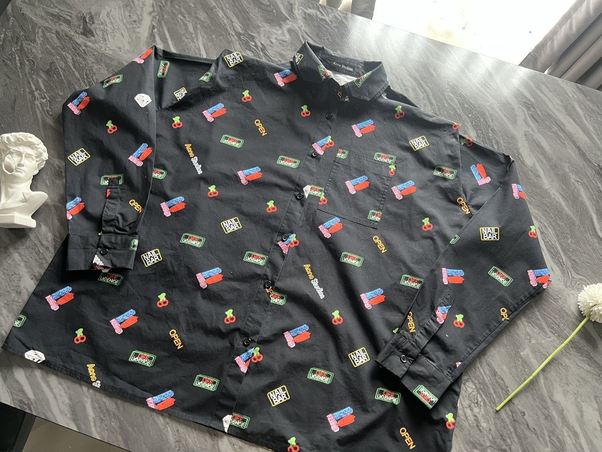 Acne Studios Acne Studios : Neon Label All Over Printed Size US M / EU 48-50 / 2 - 1 Thumbnail