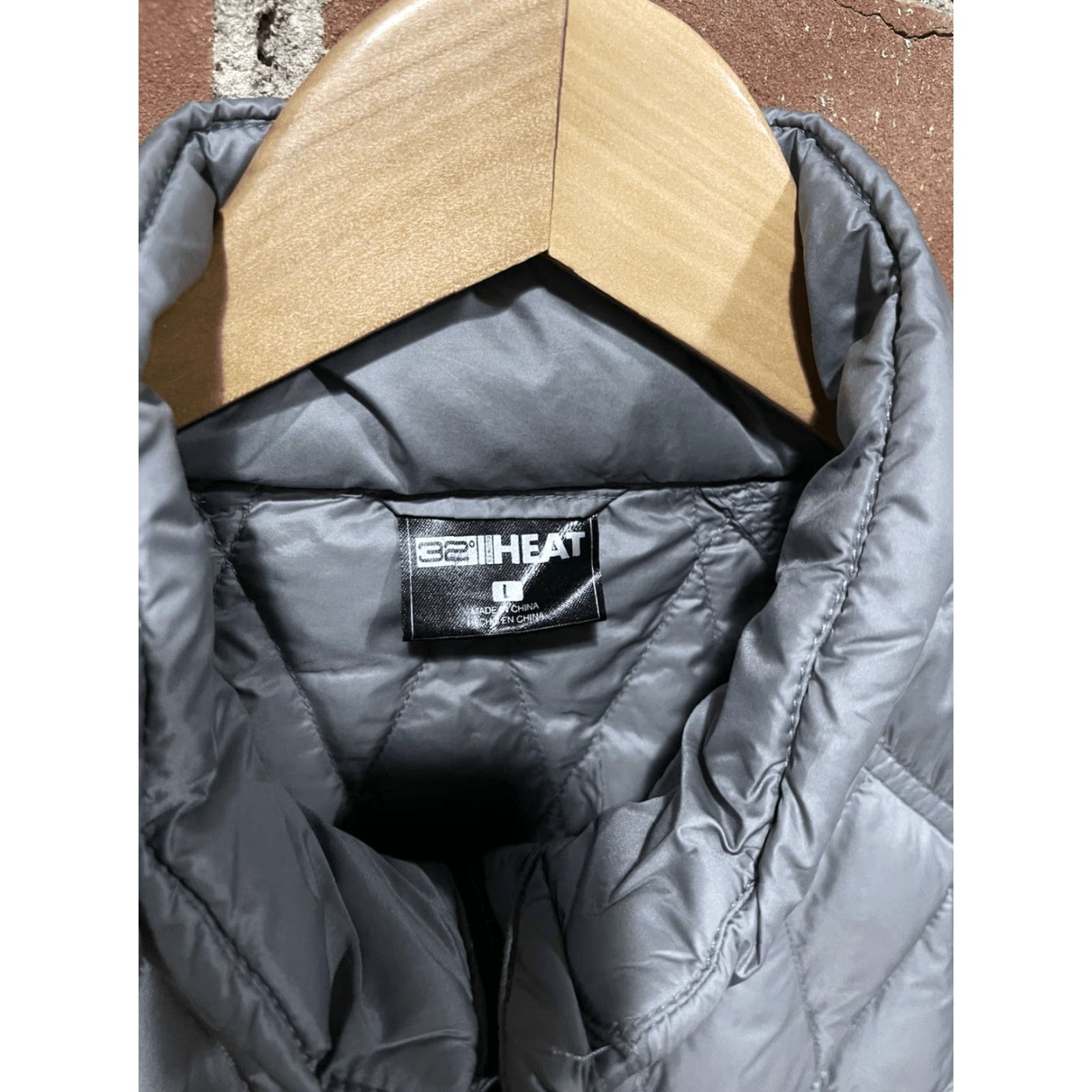 Vintage 32 Degree Heat Womens Jacket Large Puffer Gray Nylon Polyester Lined Filled Size L / US 10 / IT 46 - 2 Thumbnail