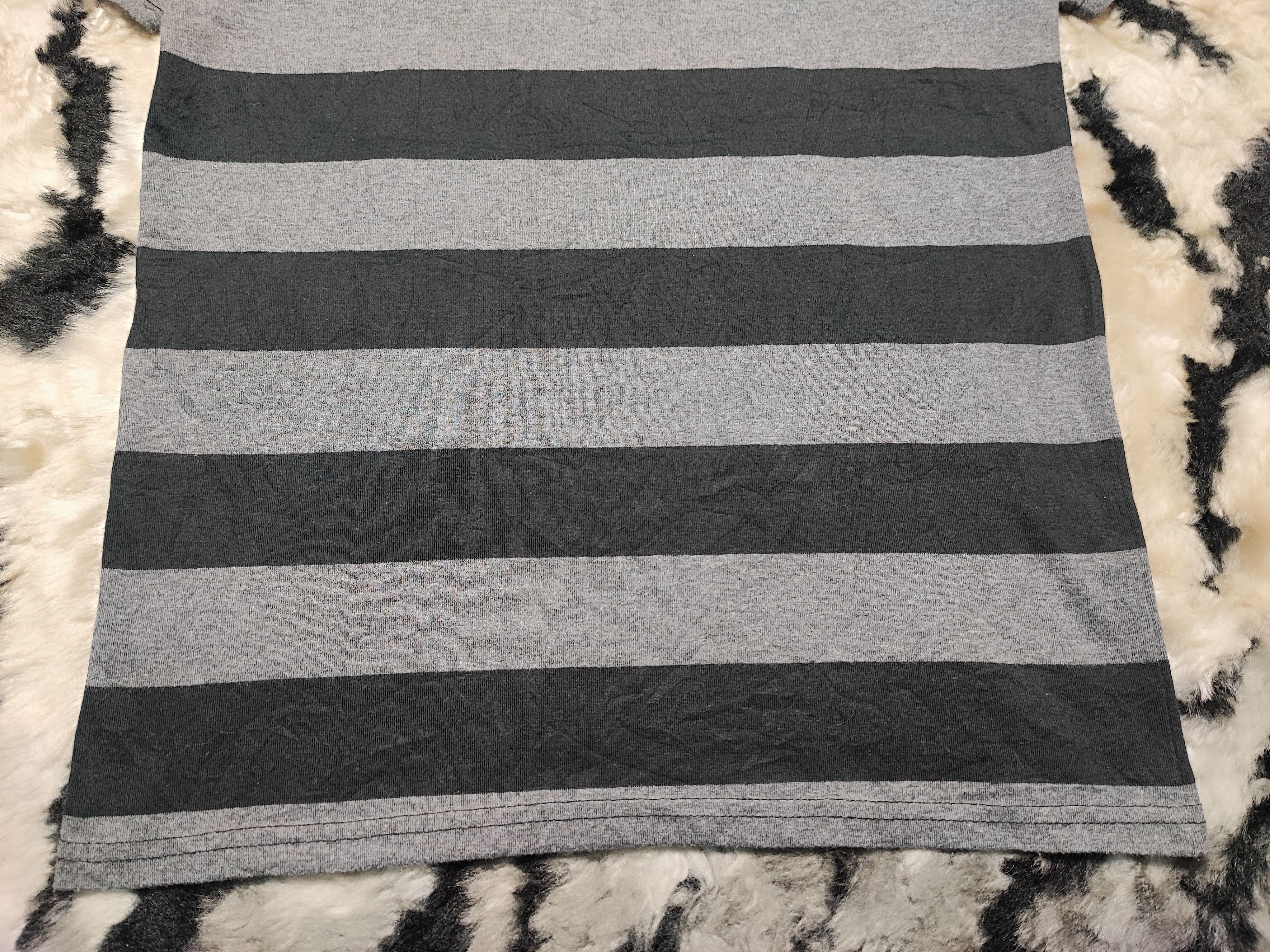Number (N)ine Number (N)ine x Nano Universe Striped V-Neck Pocket Tee Size US XS / EU 42 / 0 - 14 Thumbnail