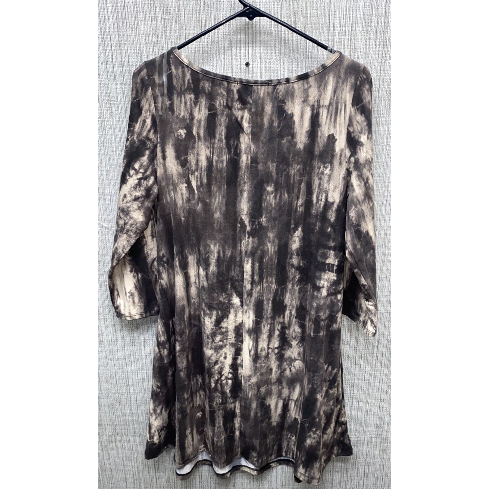 Vintage Entro Womens T-Shirt Dress Long Sleeve Pullover Gray Size L Size L / US 10 / IT 46 - 5 Thumbnail