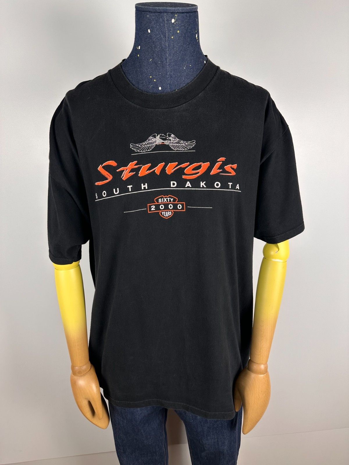 Harley Davidson Vintage Harley-Davidson 2000 Sturgis Anniversary T Shirt XXL Size US XXL / EU 58 / 5 - 3 Thumbnail