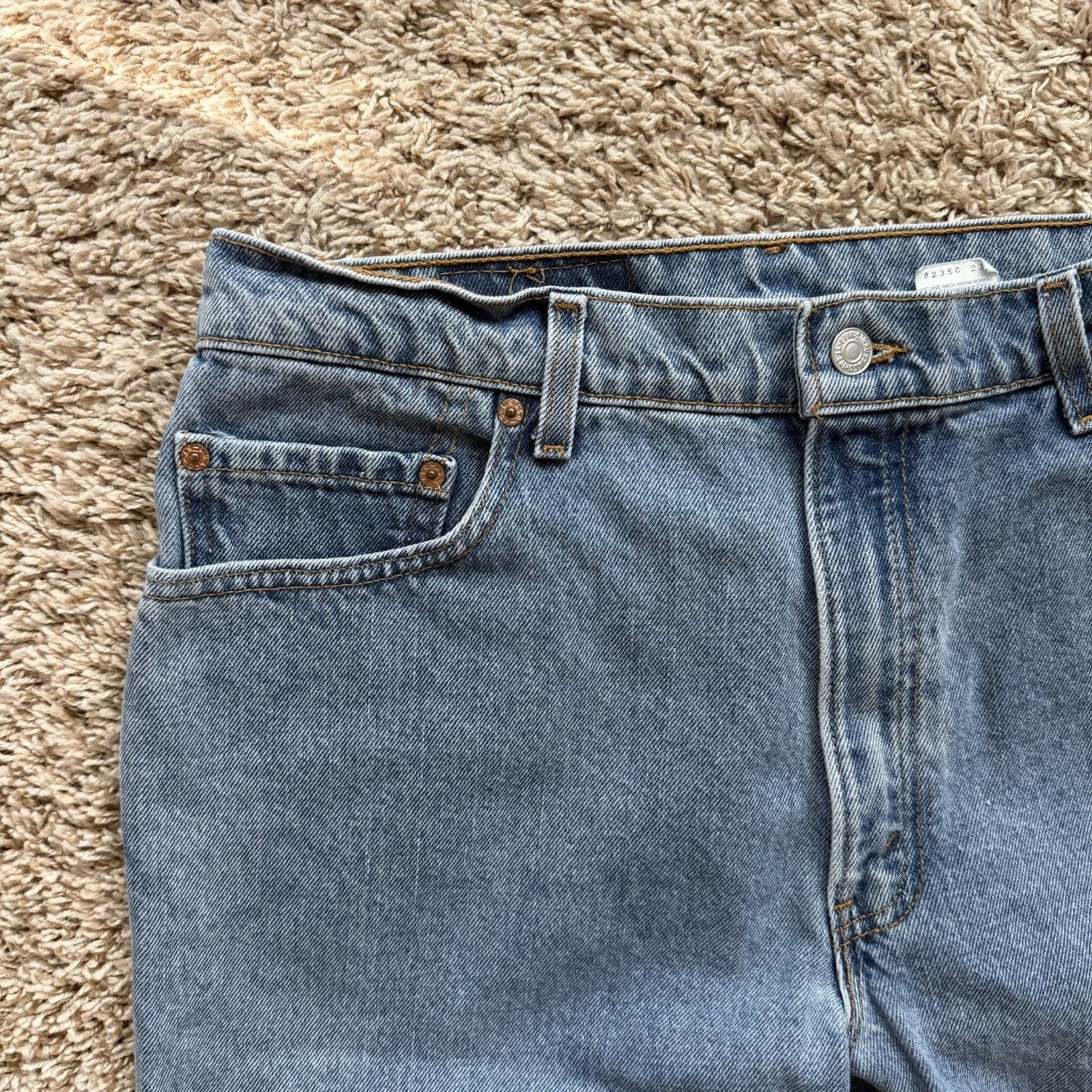 Levi's × Vintage Vintage Levi's 560 Jeans Size 32x31 Loose Tapered Blue USA Size US 32 / EU 48 - 8 Thumbnail