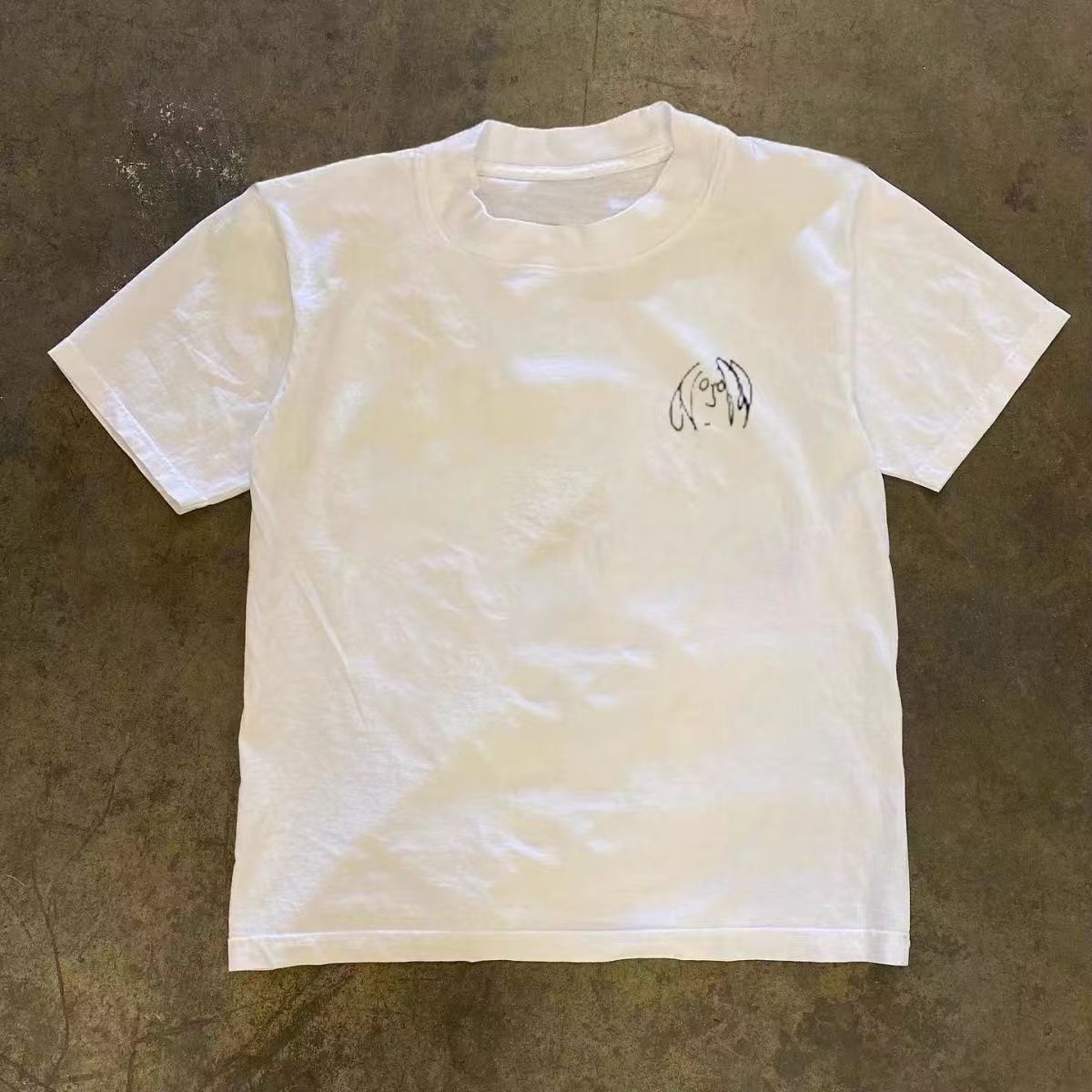 Japanese Brand White washed vintage piano print t-shirt Size US M / EU 48-50 / 2 - 2 Thumbnail