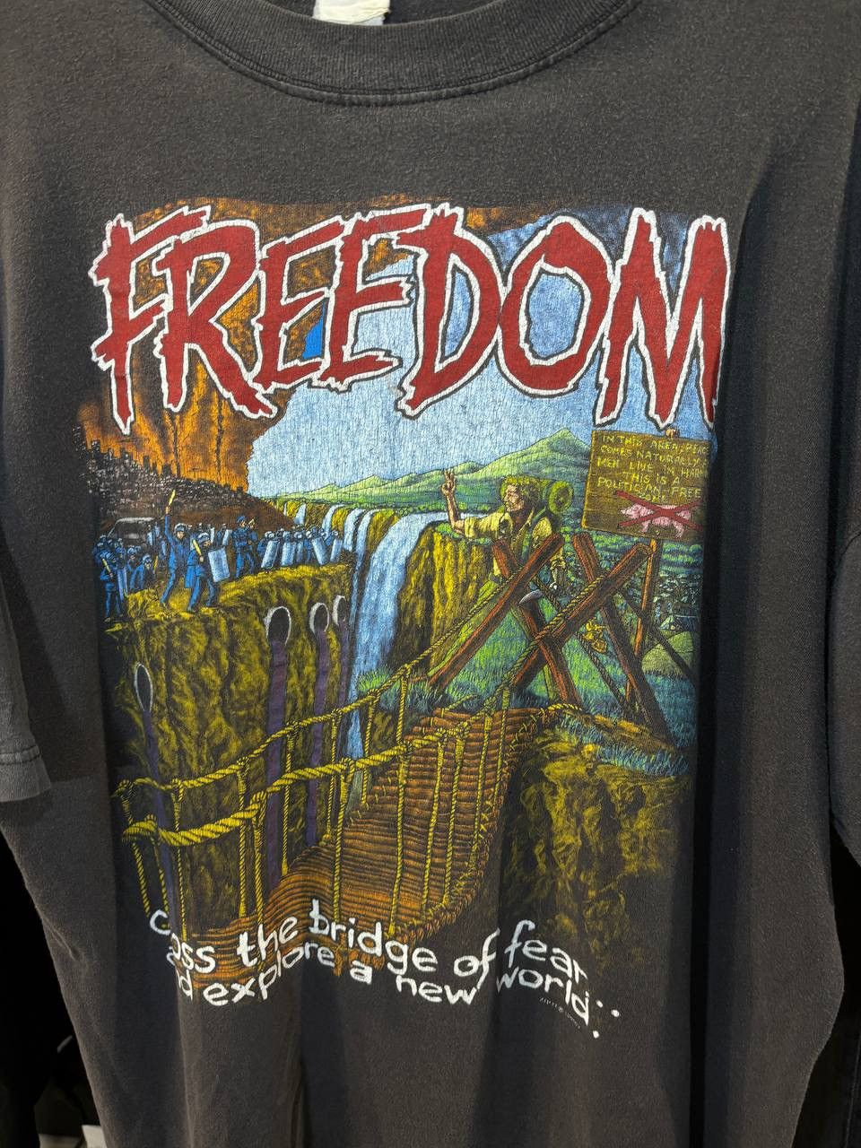 Other Freedom 90’s vintage T-shirt Size:L Size US L / EU 52-54 / 3 - 3 Thumbnail