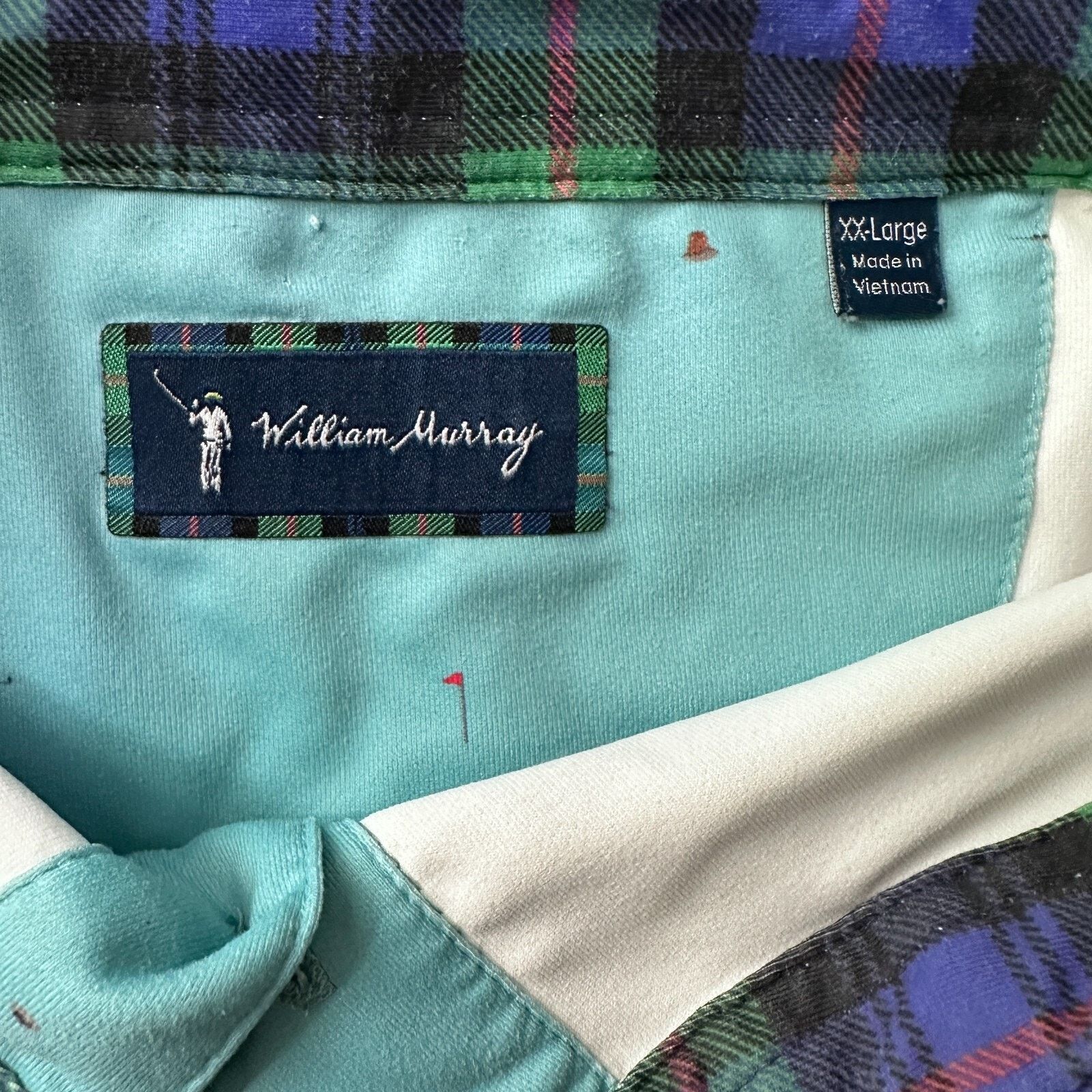 Other William Murray Golfer Polo Shirt Men’s XXL Blue Short Sleeve Size US XXL / EU 58 / 5 - 6 Thumbnail
