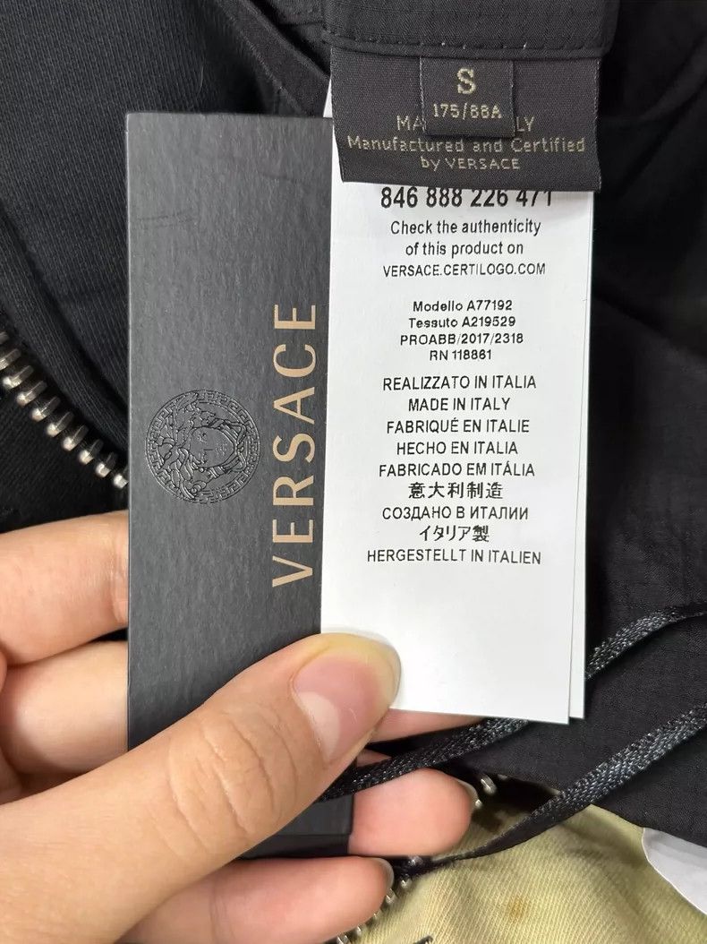 Versace Versace Black casual hoodie jacket Size US XS / EU 42 / 0 - 9 Thumbnail