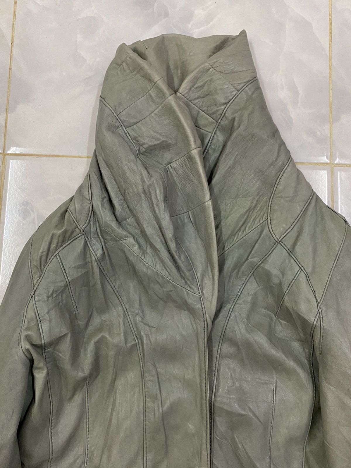 Gianni Valentino Vtg Gianni Lo Giudice Milano Leather Jacket Size M / US 6-8 / IT 42-44 - 5 Thumbnail
