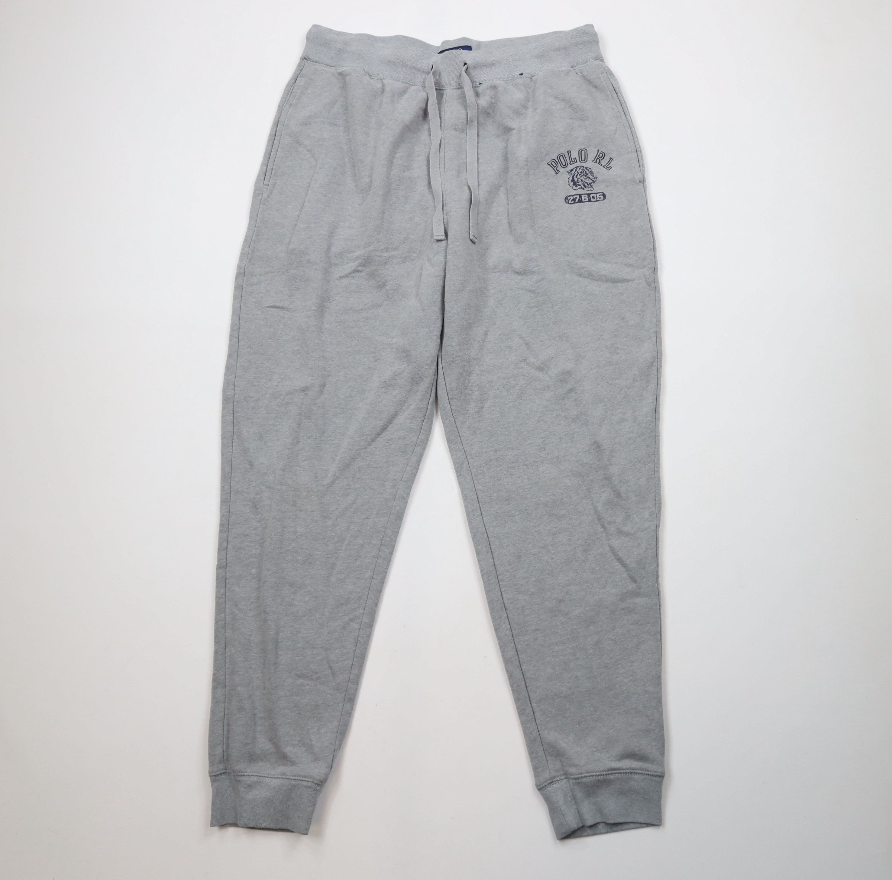 Ralph Lauren × Vintage Vintage Y2K Ralph Lauren Tiger Cuffed Sweatpants Joggers Size US 36 / EU 52 - 1 Thumbnail