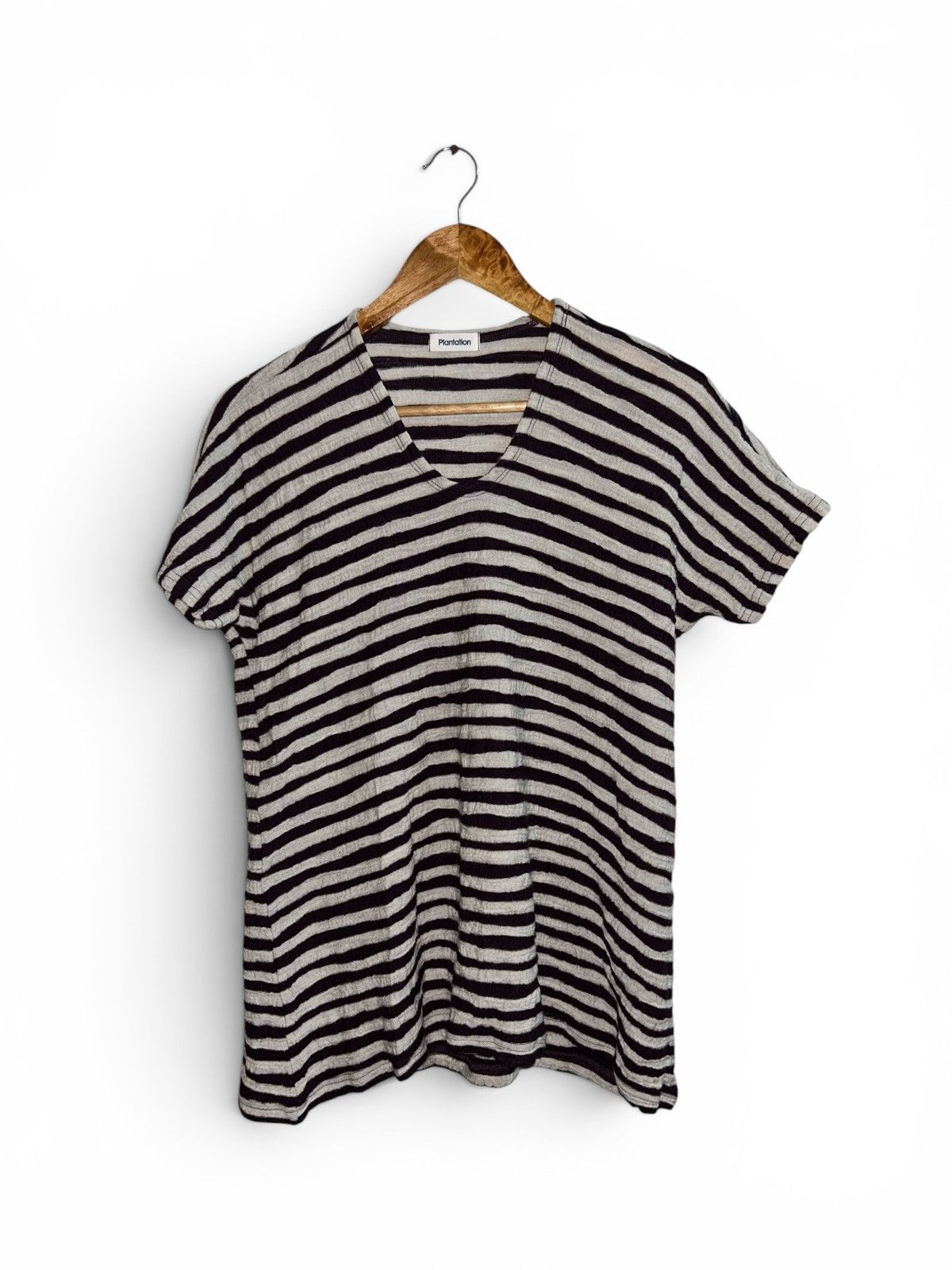 Issey Miyake Plantation Wool Texture Striped Size M / US 6-8 / IT 42-44 - 2 Thumbnail