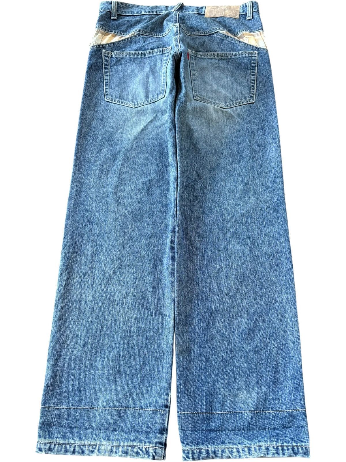 Japanese Brand Vintage Japanese Brand Faded Distress Loose Jeans Size US 32 / EU 48 - 2 Thumbnail