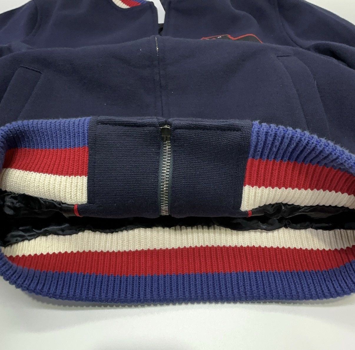 Gucci Gucci Wool Bomber Jacket Dark Blue Black Panther Patch Size US M / EU 48-50 / 2 - 8 Thumbnail